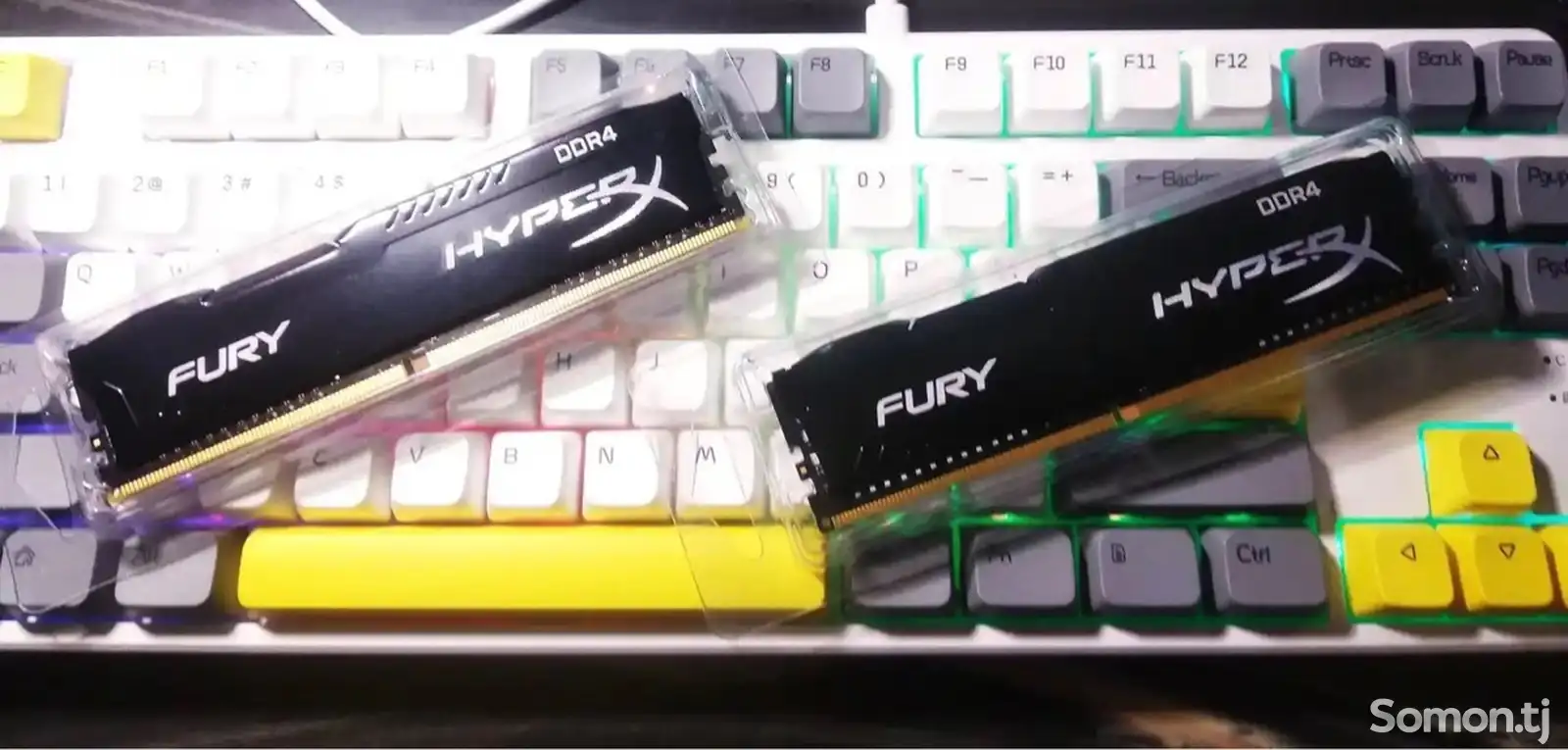 Оперативная память HyperX kingston fury 8Gb 2133MHz DDR4 RAM 2x4 ГБ-2