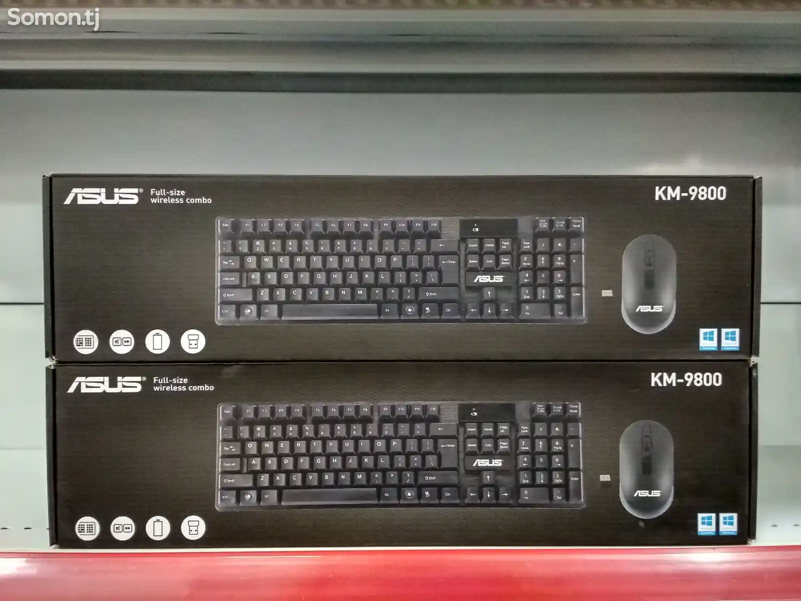 Беспроводная клавиатура и мышка Asus Km-9800-1