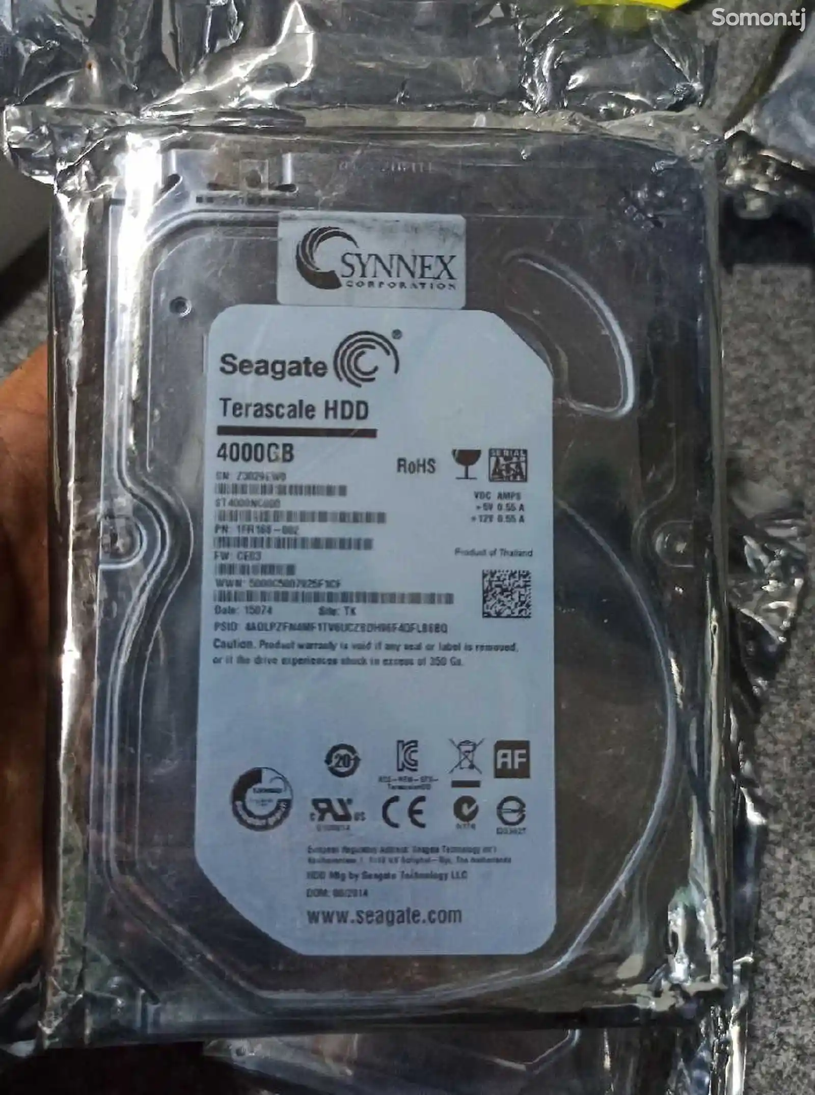 Жёсткий диск Seagate 4000GB 4TB