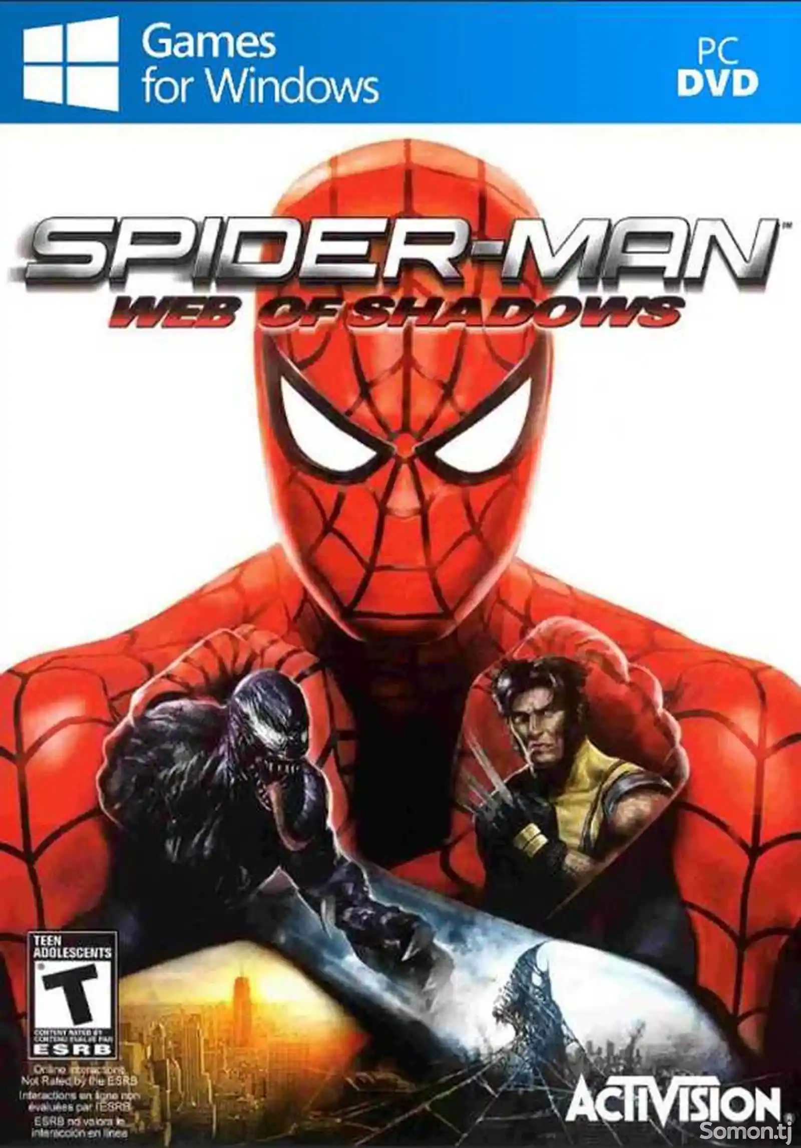 Игра Spider man web of shadows 2008 для компьютера-пк-pc-1