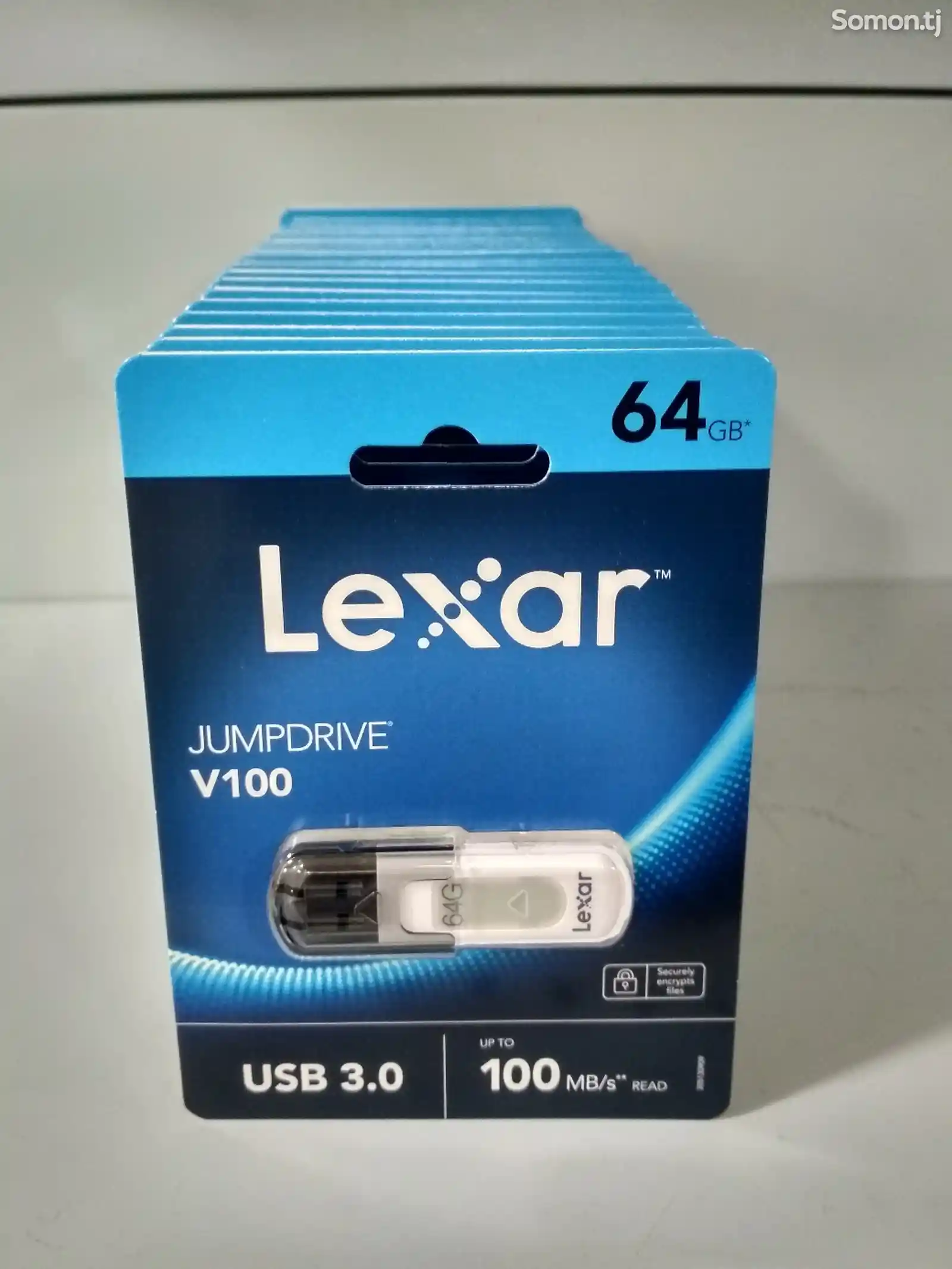 Флешка USB 3.0 Lexar JumрDrive V100 64GB 100MB/s-1