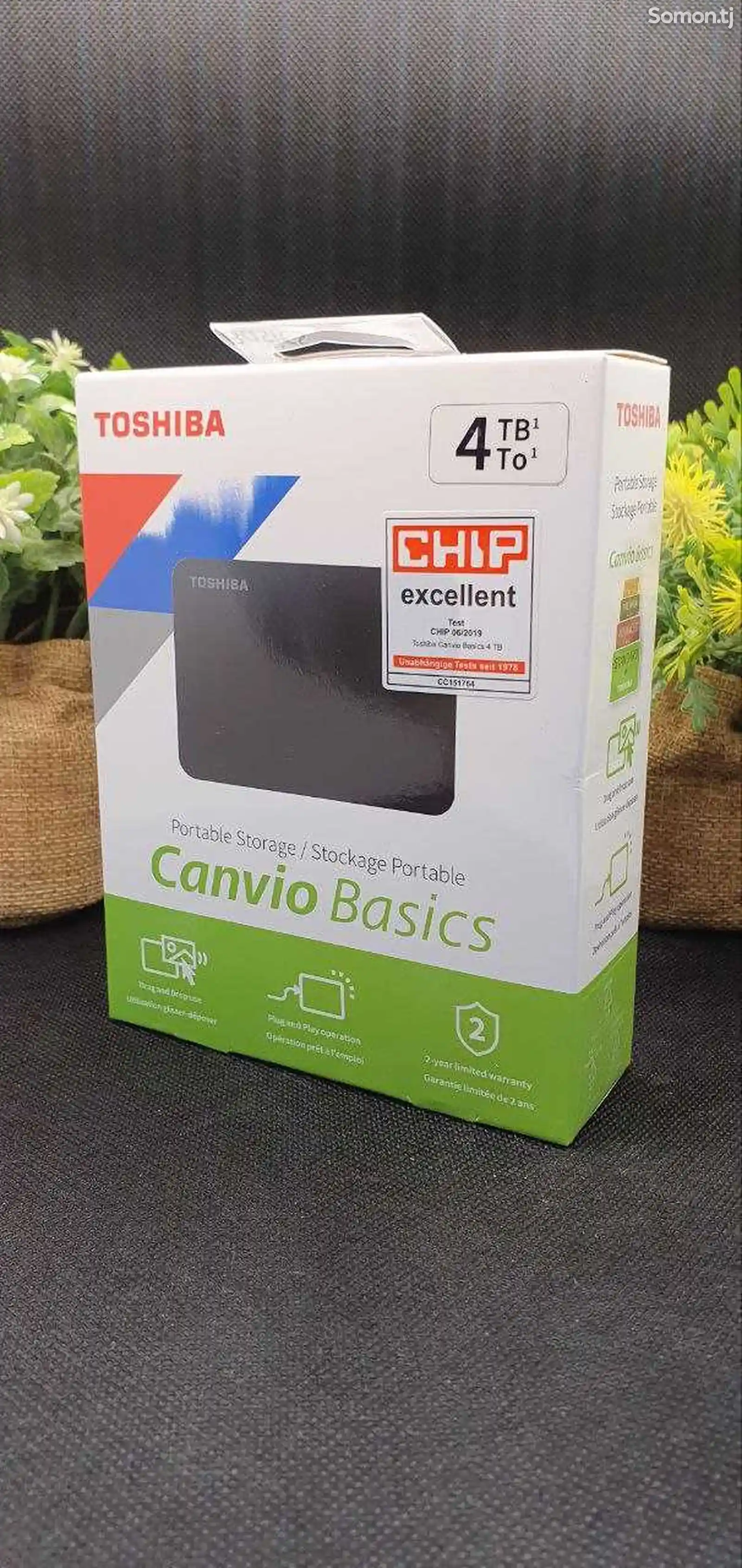 Внешний HDD Toshiba Canvio Basics 4TB