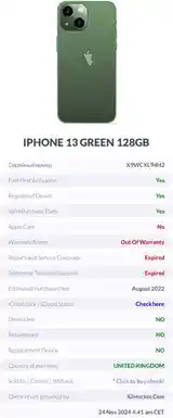 Apple iPhone 13, 128 gb, Green-5