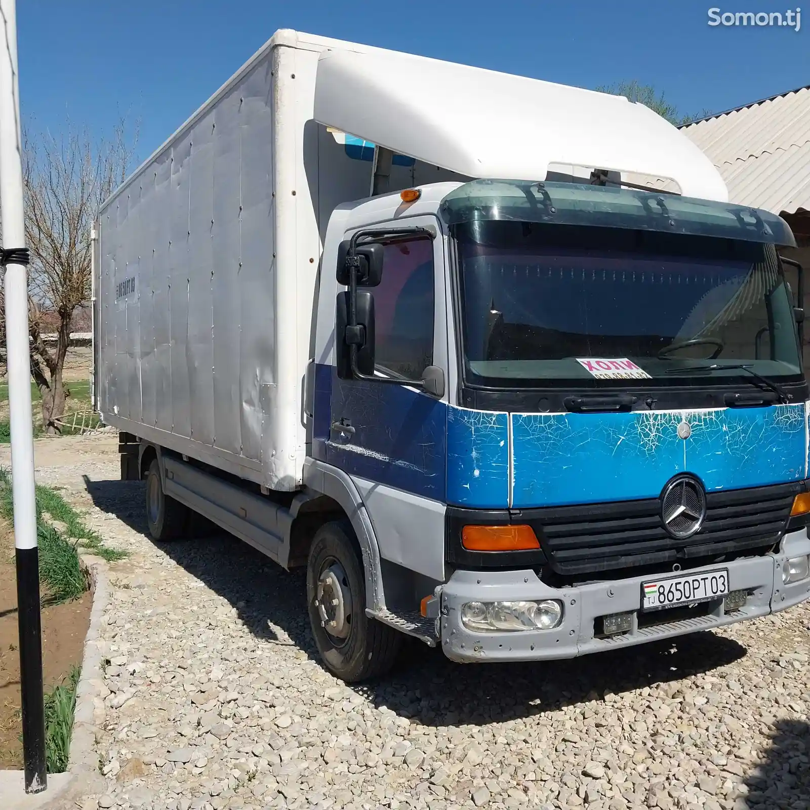 Бортовой грузовик Mercedes-Benz Atego, 2002-1