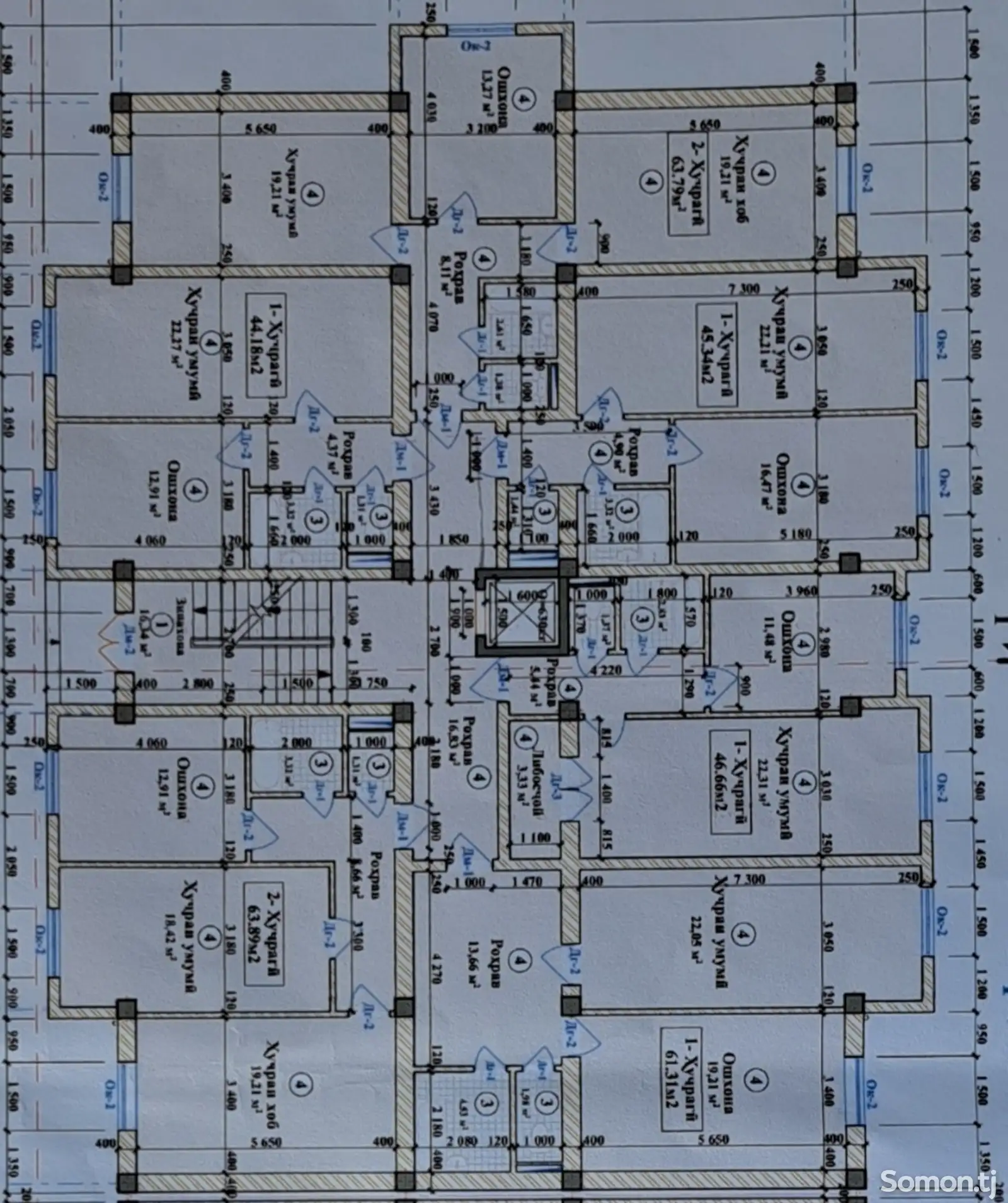 2-комн. квартира, 2 этаж, 65 м², 30мкр