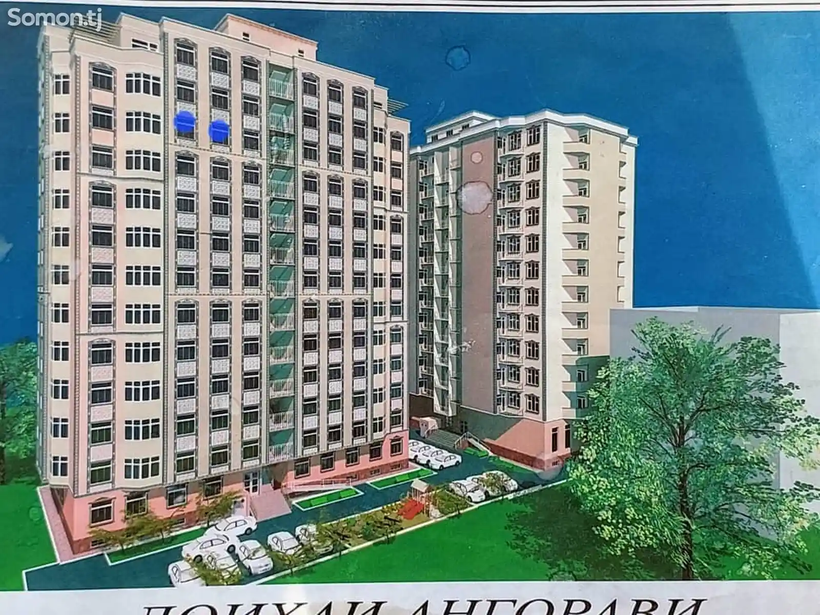 2-комн. квартира, 8 этаж, 71 м², Сино-6