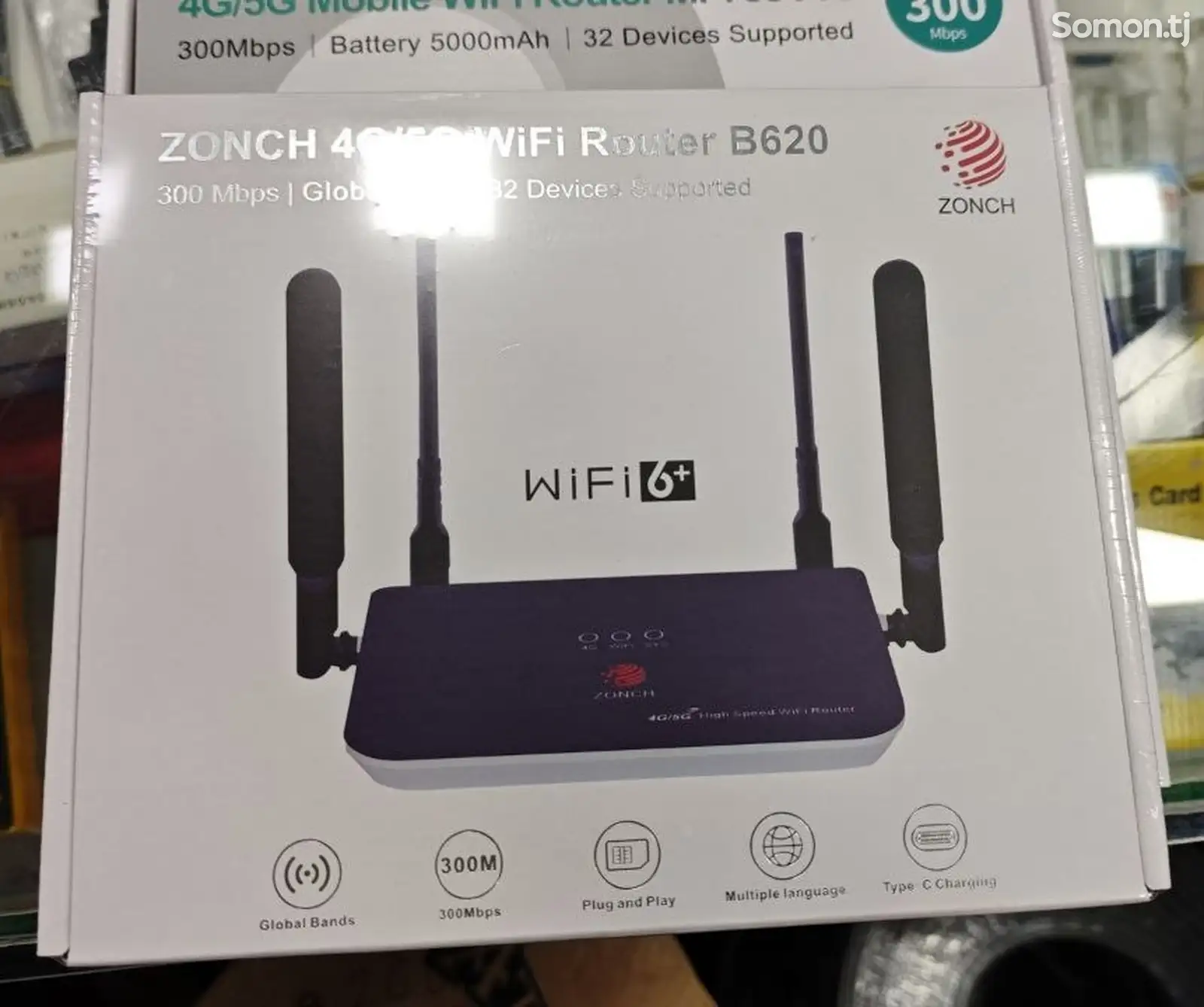 Wifi роутер 4g/5g c симкартой Zonch b620