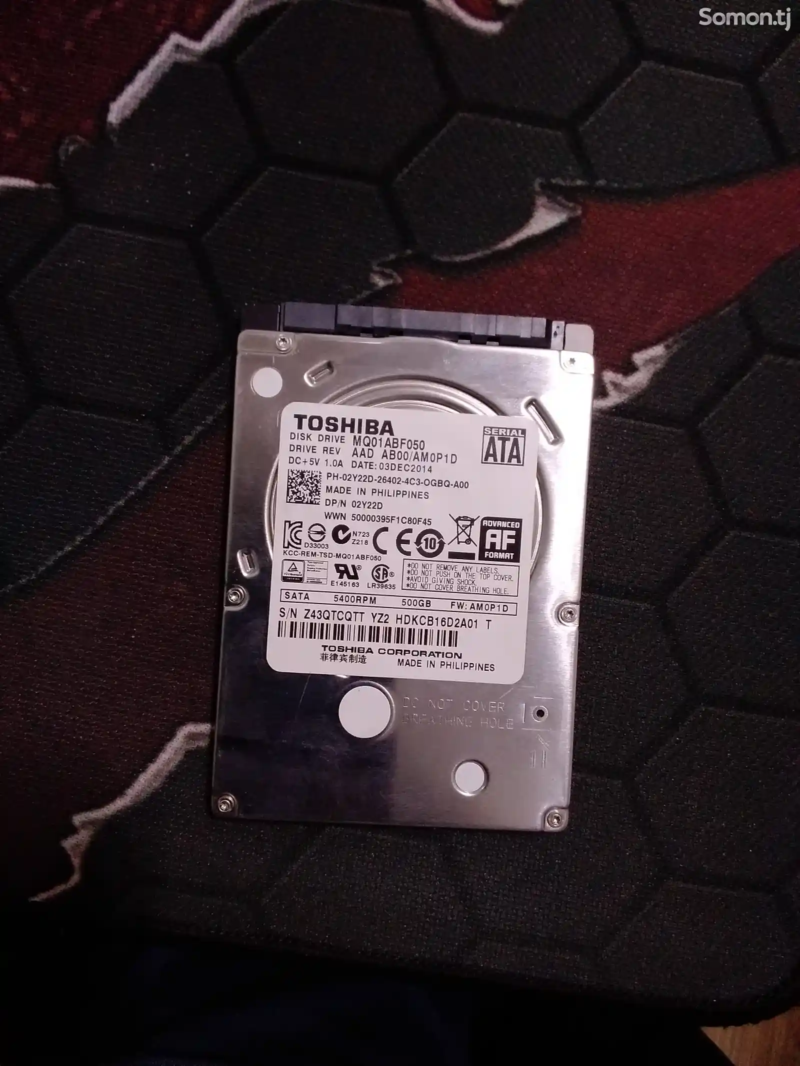 Жёсткий диск Toshiba 500gb-1