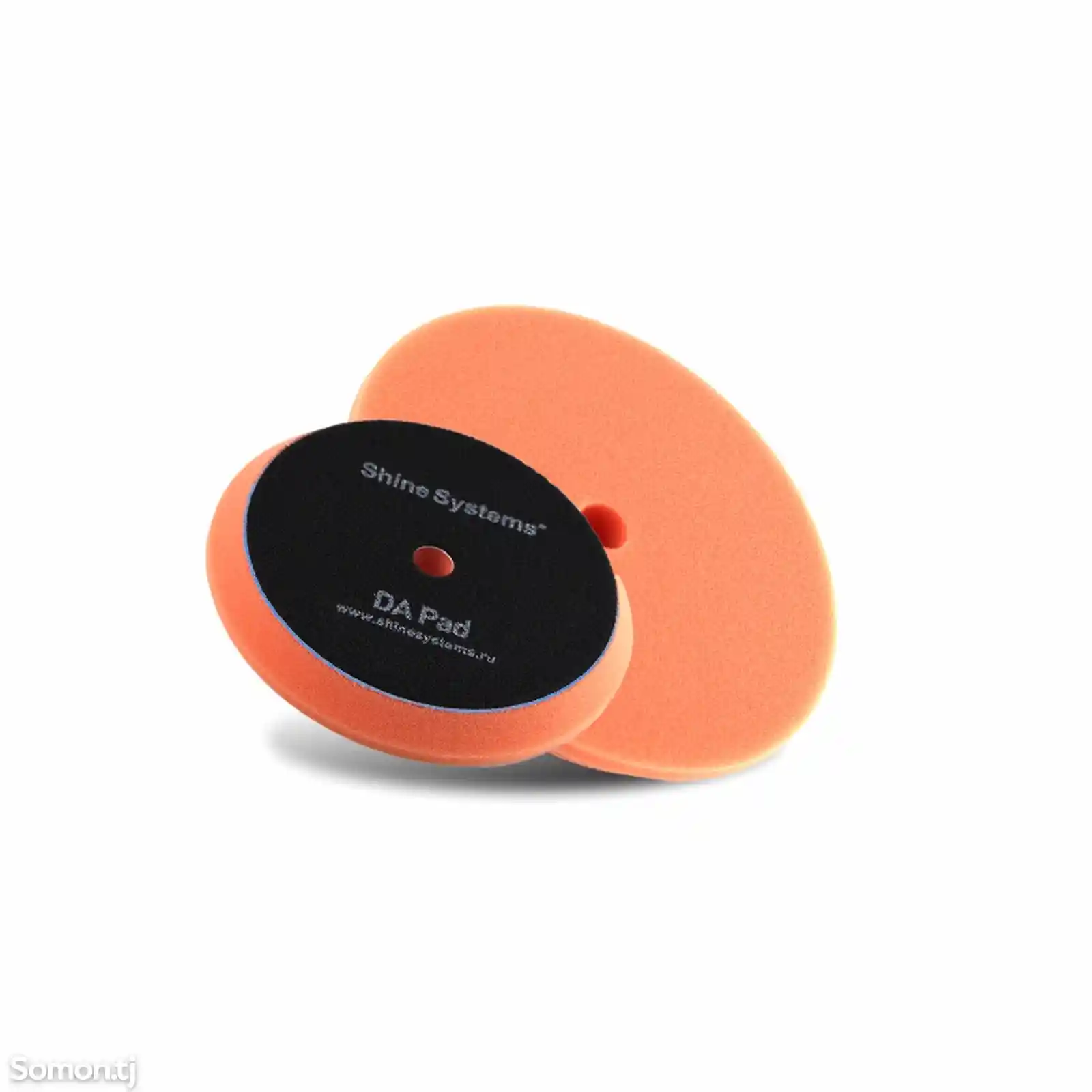 Shine Systems DA Foam Pad Orange - полировальный круг мягкий оранжевый, 130 мм