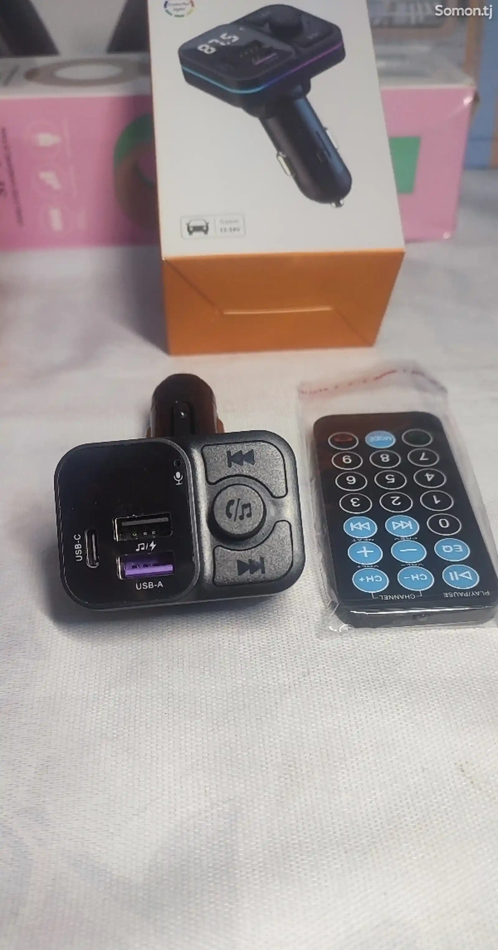 Модулятор fm трансмиттер Bluetooth для авто mp3-1