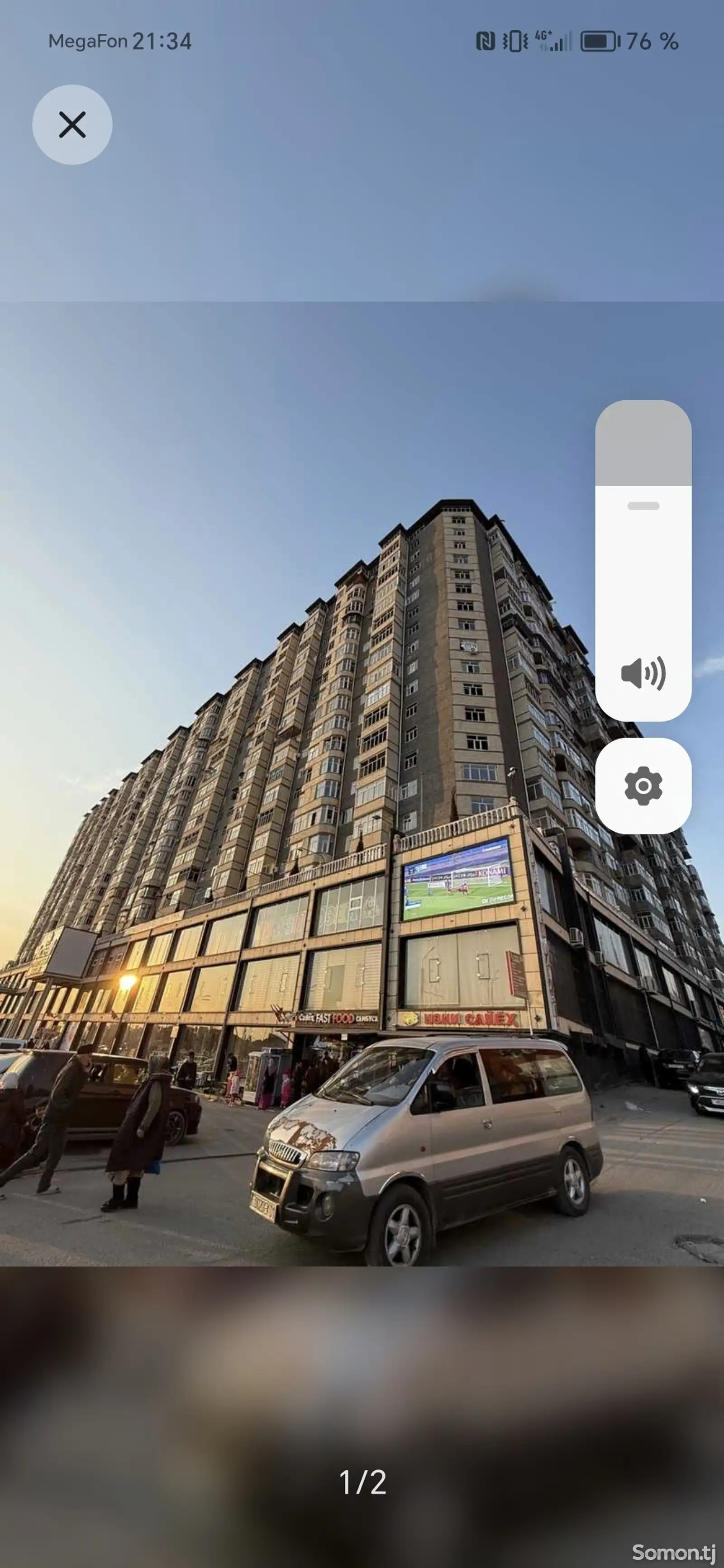 2-комн. квартира, 7 этаж, 82 м², зарафшон