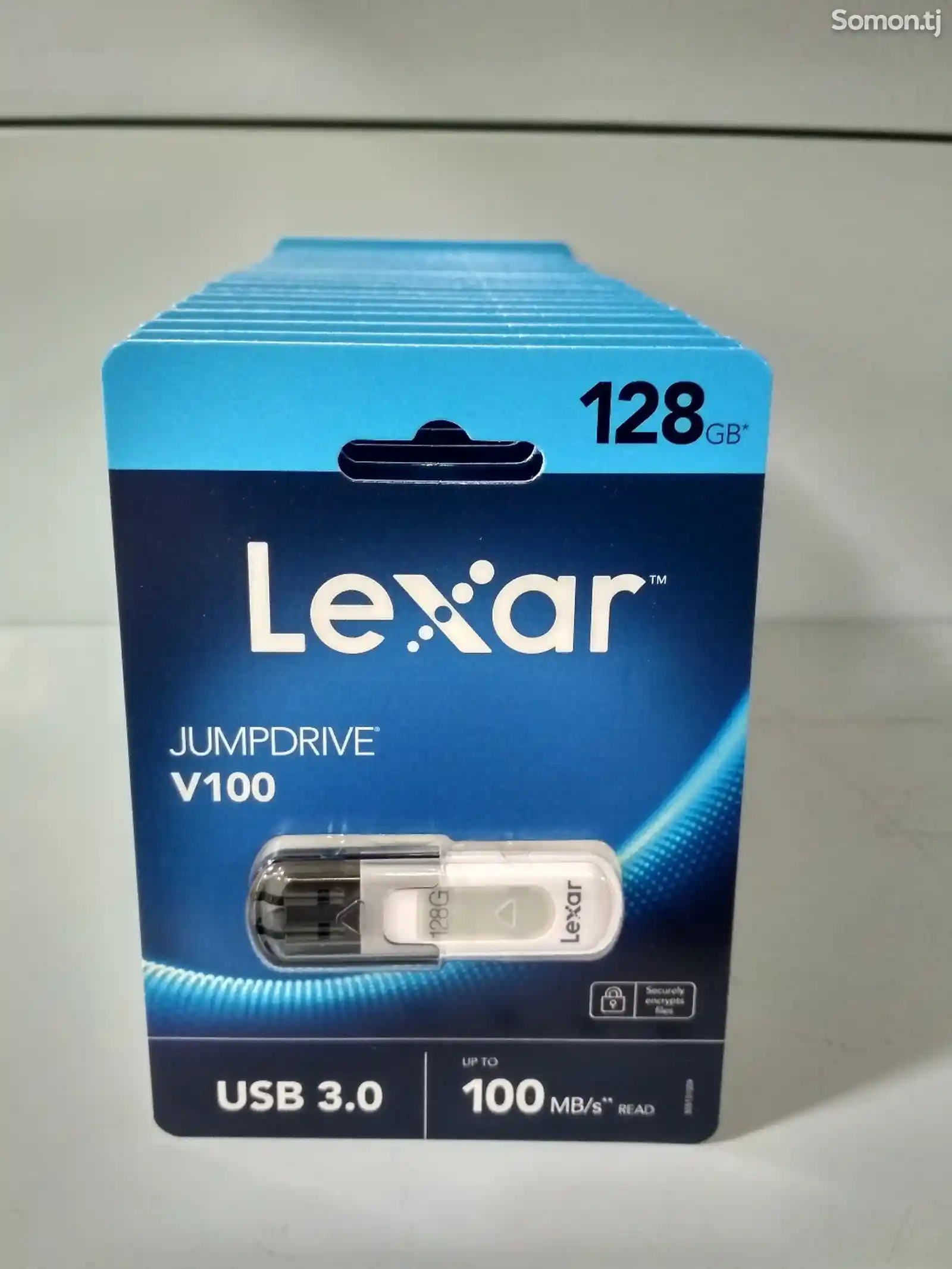 Флешка USB 3.0 Lexar JumрDrive V100 128GB 100MB/s-1