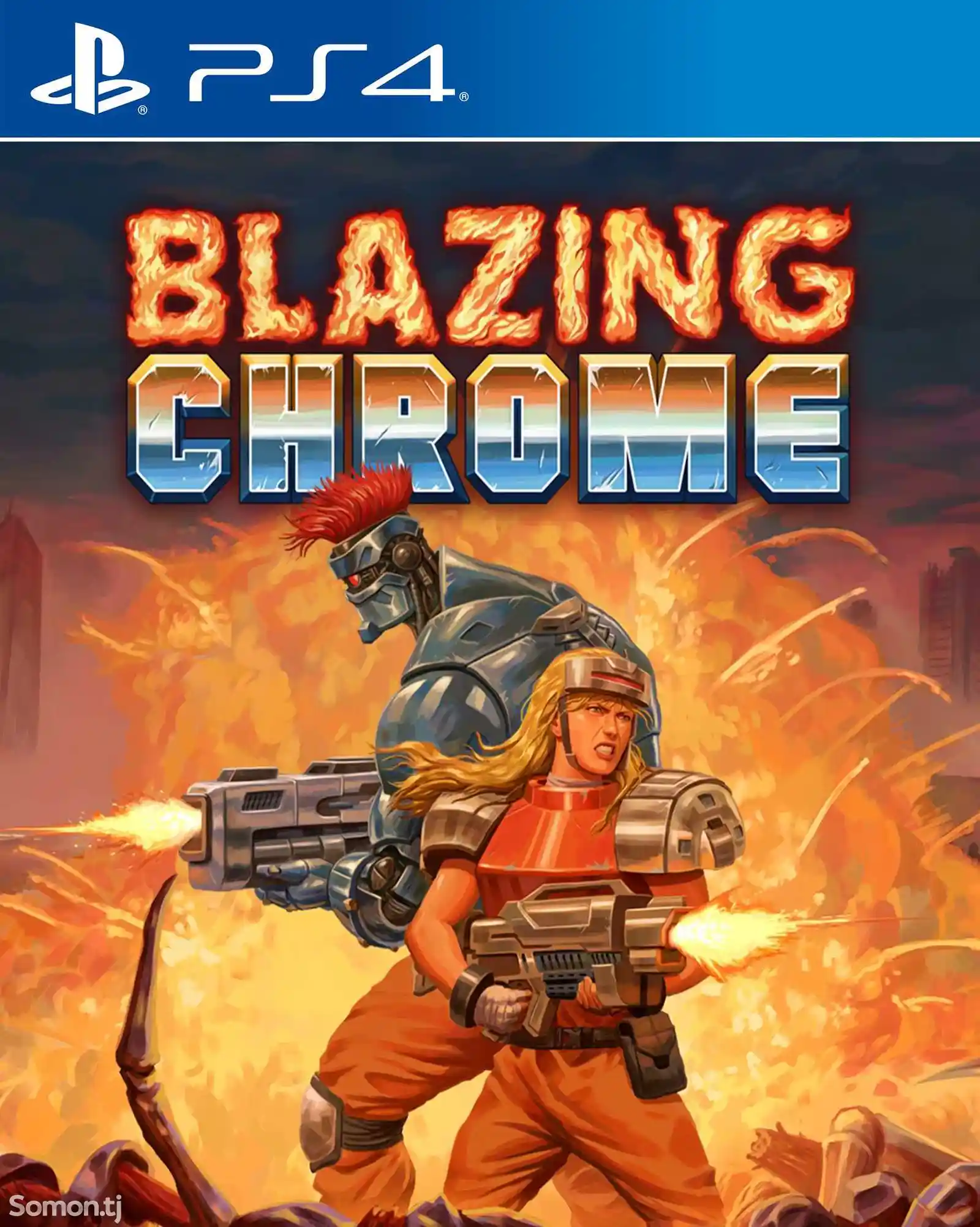 Игра Blazing chrome для PS-4 / 5.05 / 6.72 / 7.02 / 7.55 / 9.00 /-1