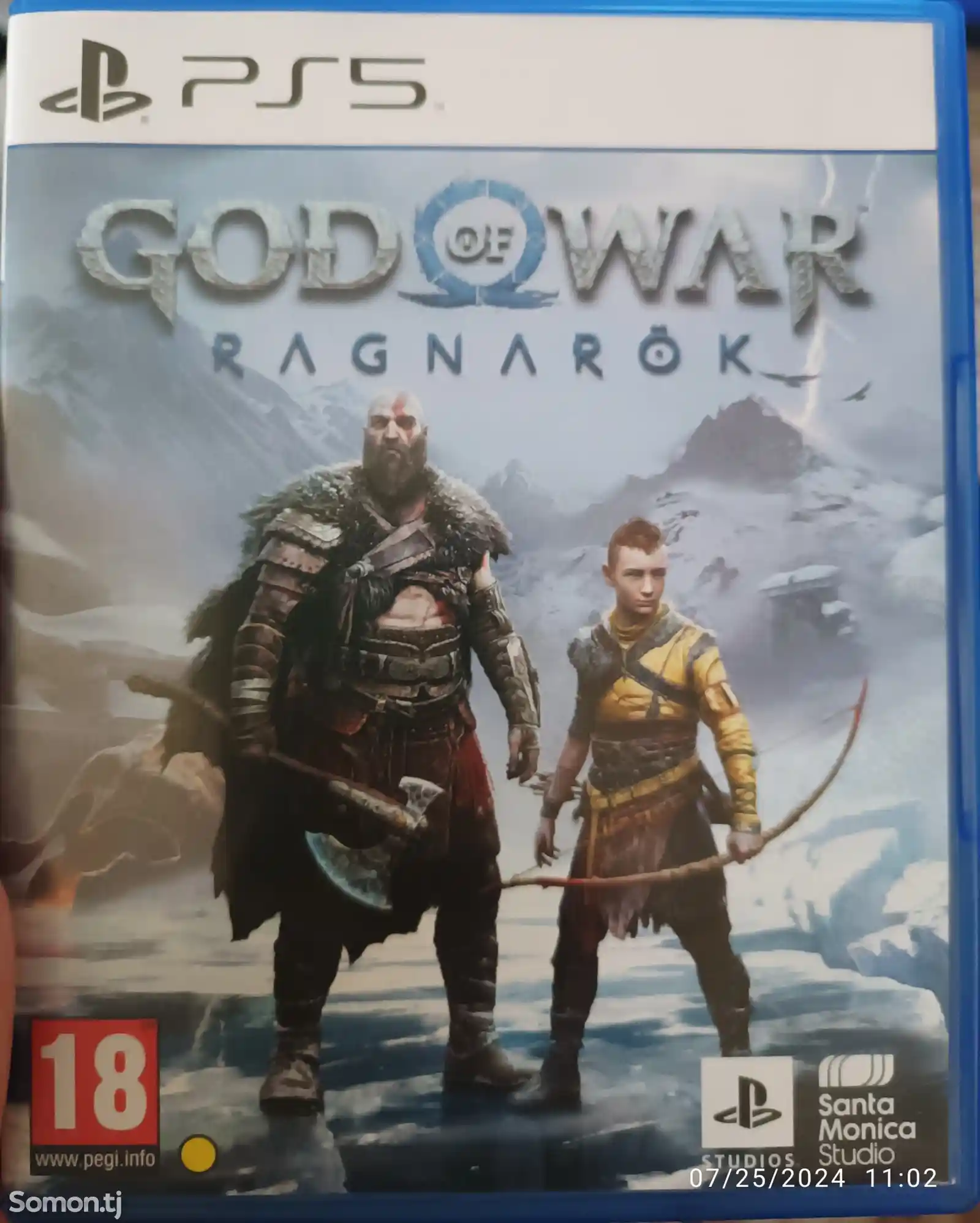 Игра God of War Ragnarok и Assassin's Mirage для PS5-1