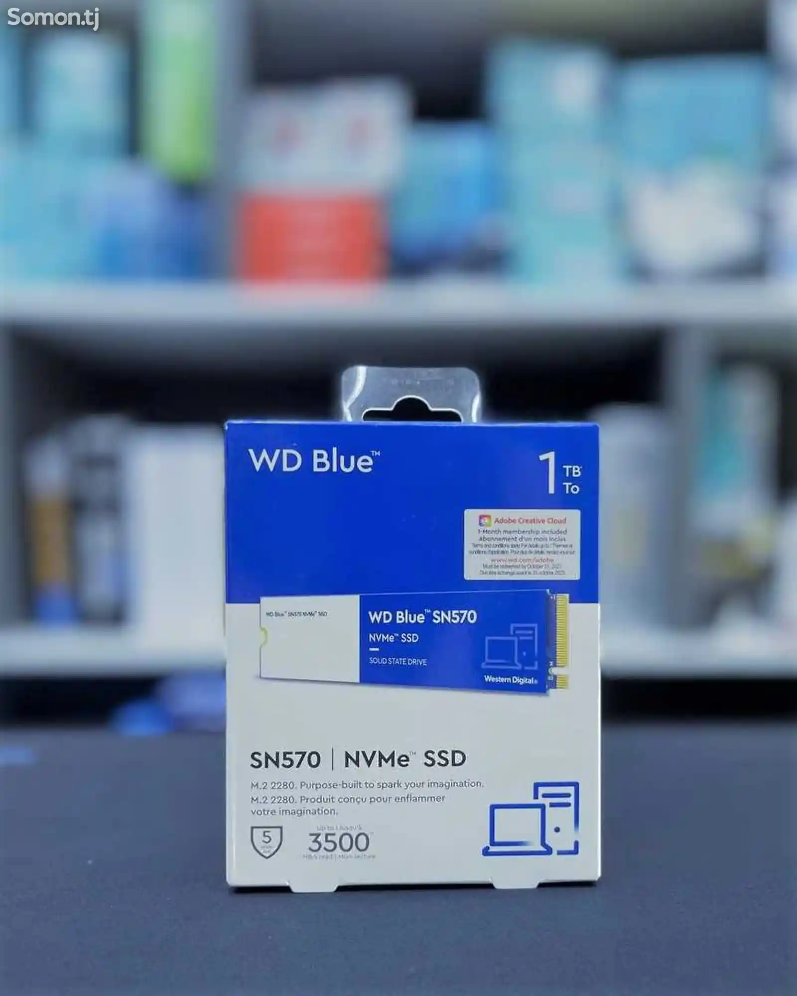 SSD накопитель M.2 NVMe WD Blue 1T 3500MB/s