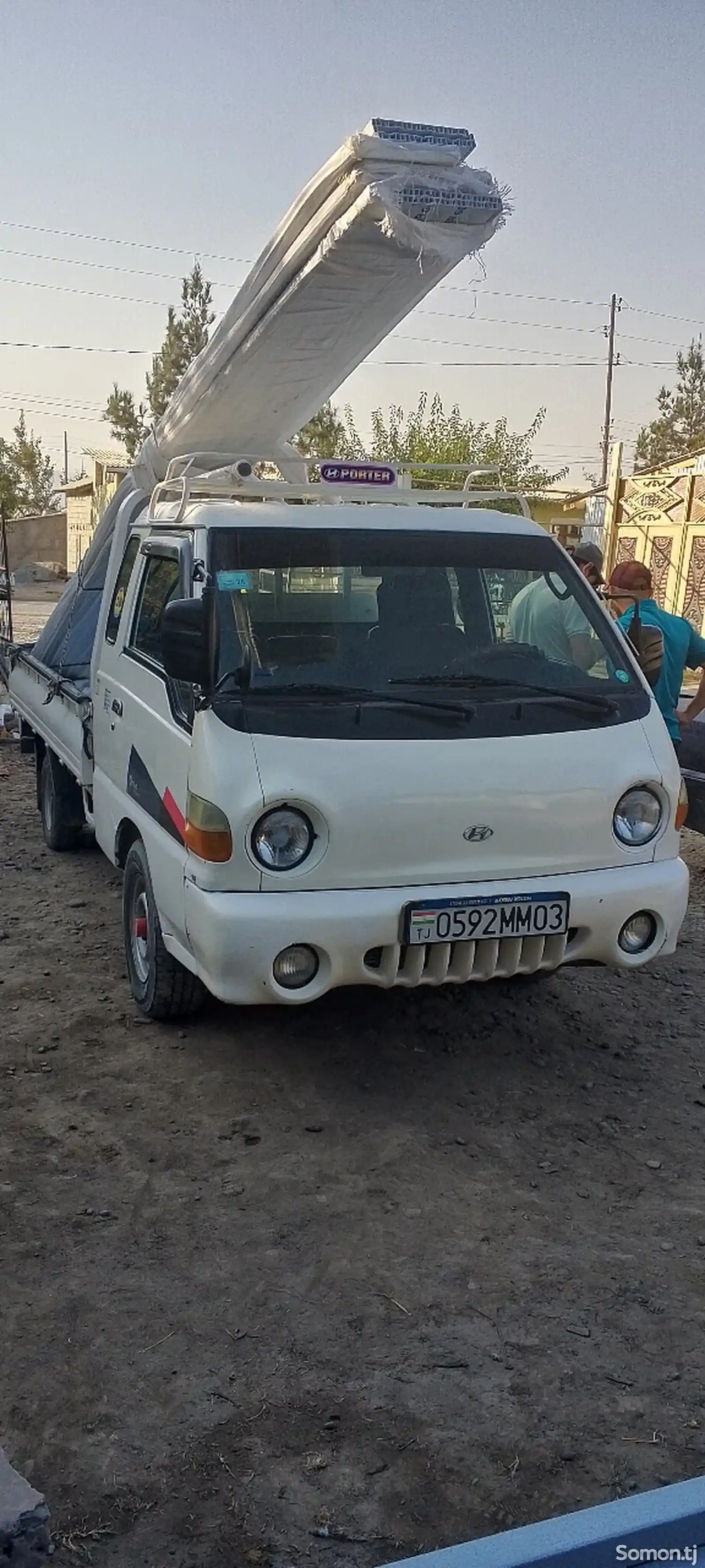 Бортовой автомобиль Hyundai Porter, 2001-2