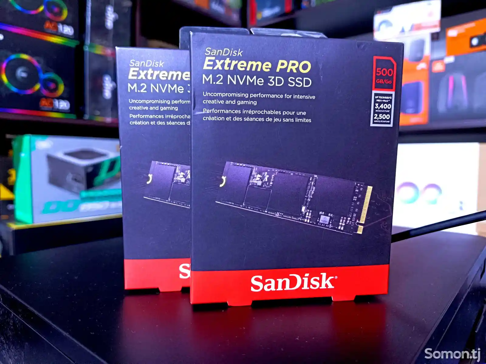 SSD накопитель M.2 NVME Sandisk Extreme Pro / 500GB 3400Mb/S