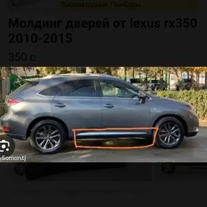 Молдинг двери lexus rx 350 2010-2015