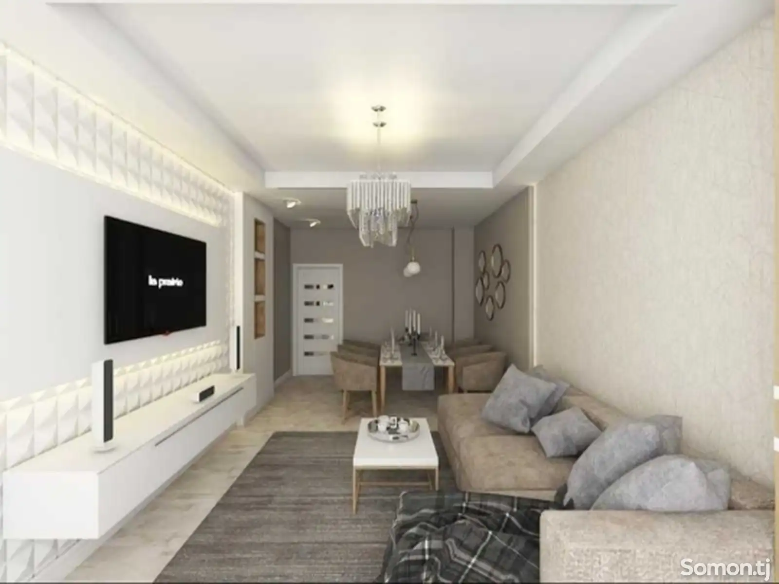 3-комн. квартира, 6 этаж, 110м², Чойхонаи Рохат-1