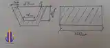 Лоток 1 метра /25-16 Т5см-9