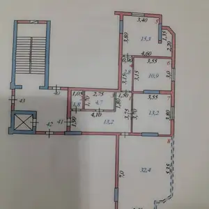 3-комн. квартира, 10 этаж, 94 м², 34мкр