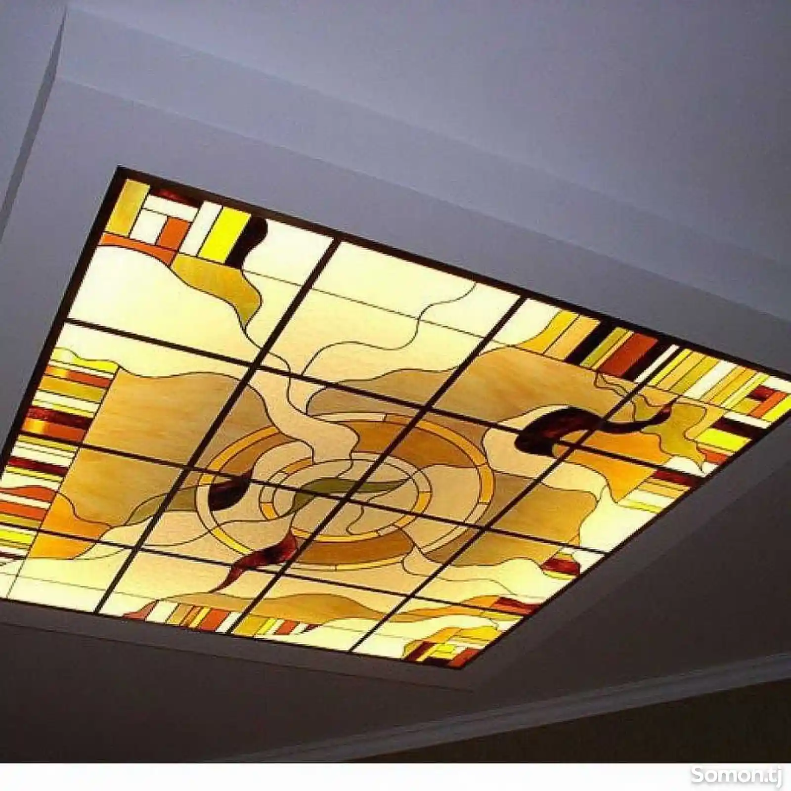 Витраж на потолок с подсветкой из оргстекла-4