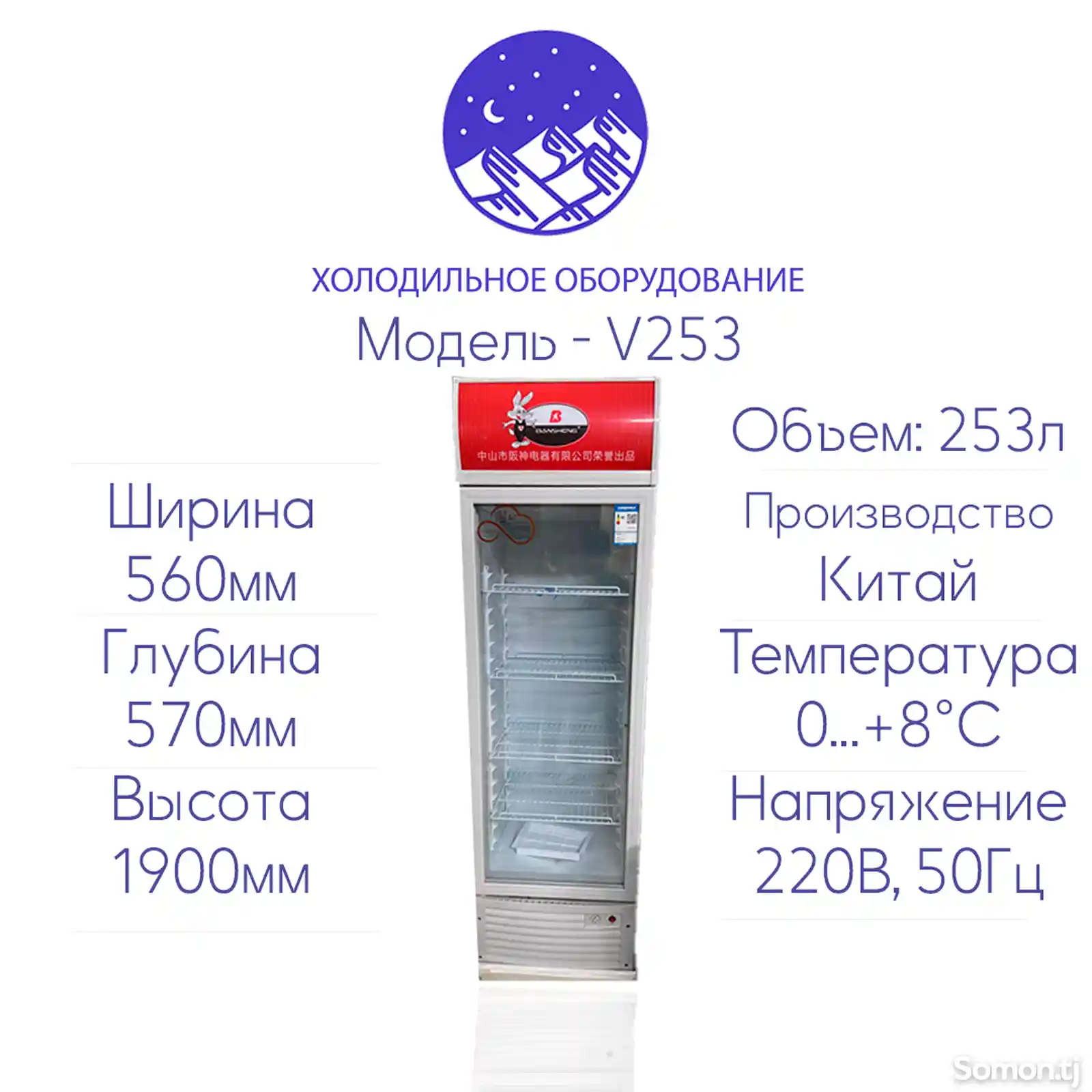 Холодильник витринный Bansh - V253-2