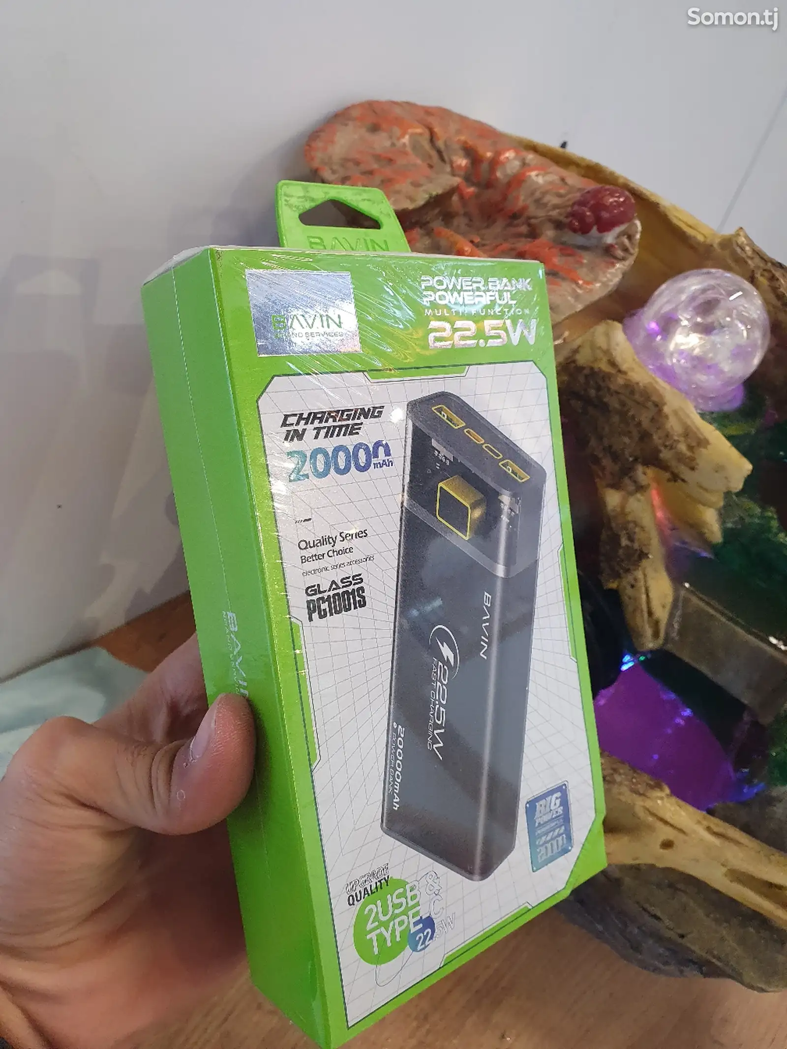 Внешний аккумулятор Power Bank Bavin-1