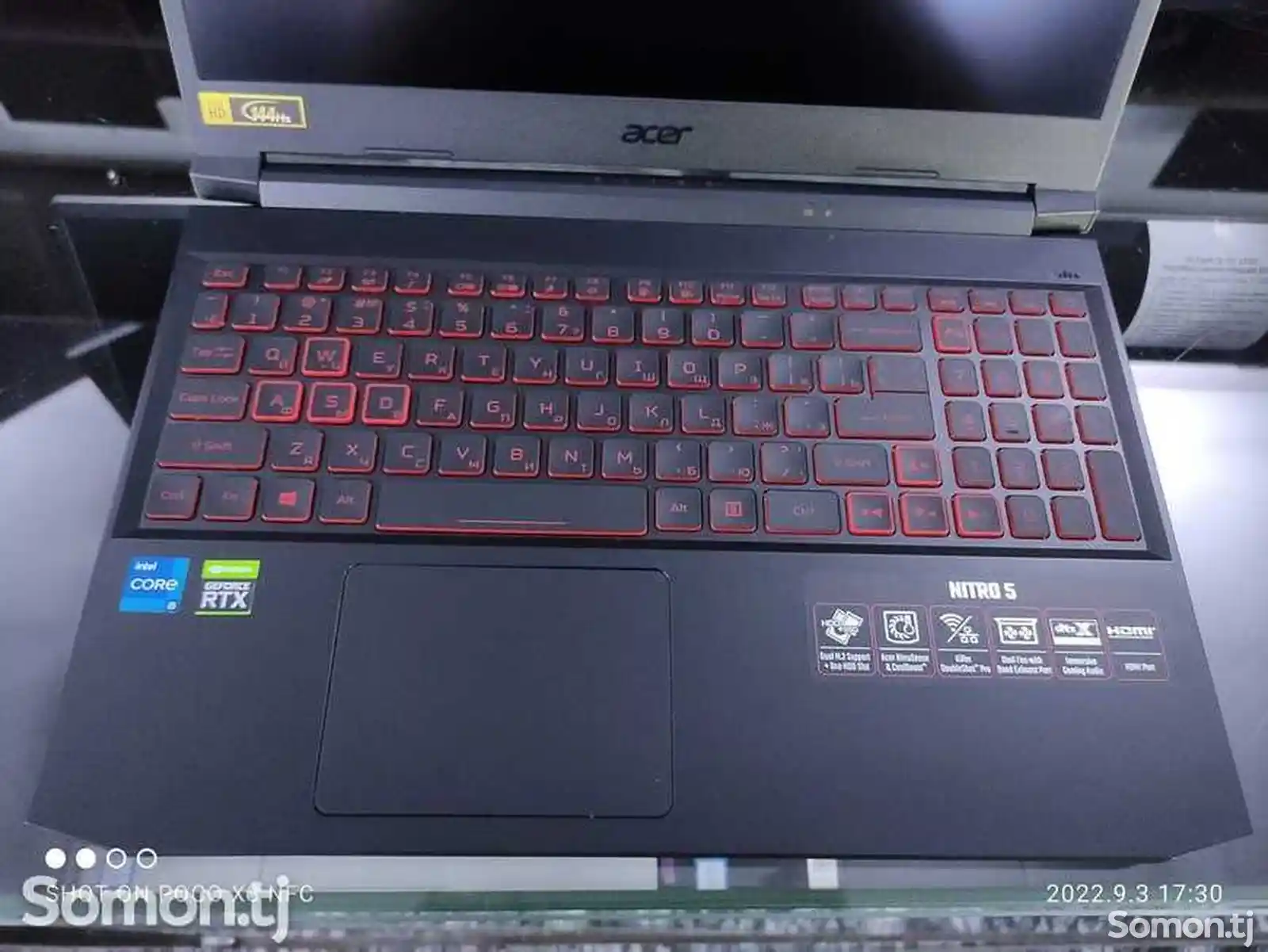 Игровой Ноутбук Acer Nitro 5 Core i7-11800H / RTX 3050Ti 4GB / 8GB / 512GB SSD-3
