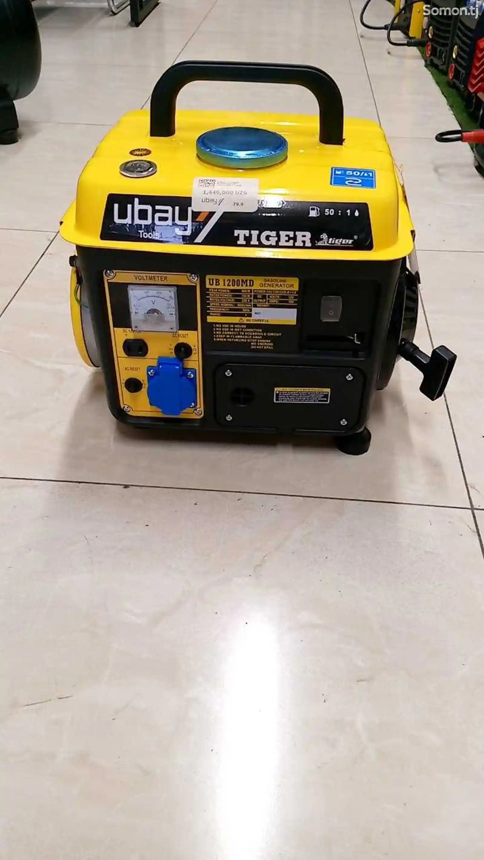 Генератор Ubay Tiger движок Generator UB-1200MD-1