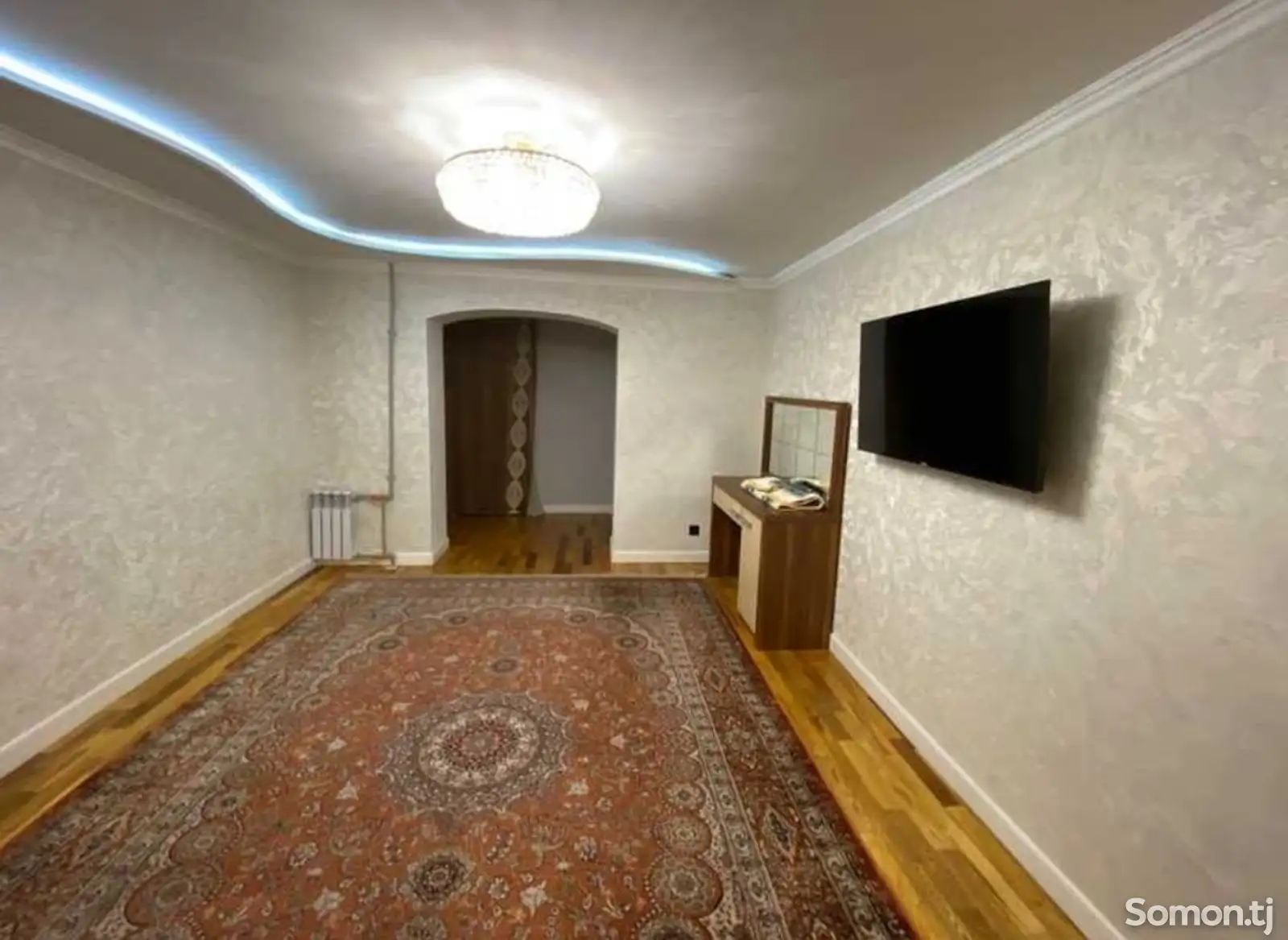 3-комн. квартира, 3 этаж, 90м², Исмоили Сомони-1