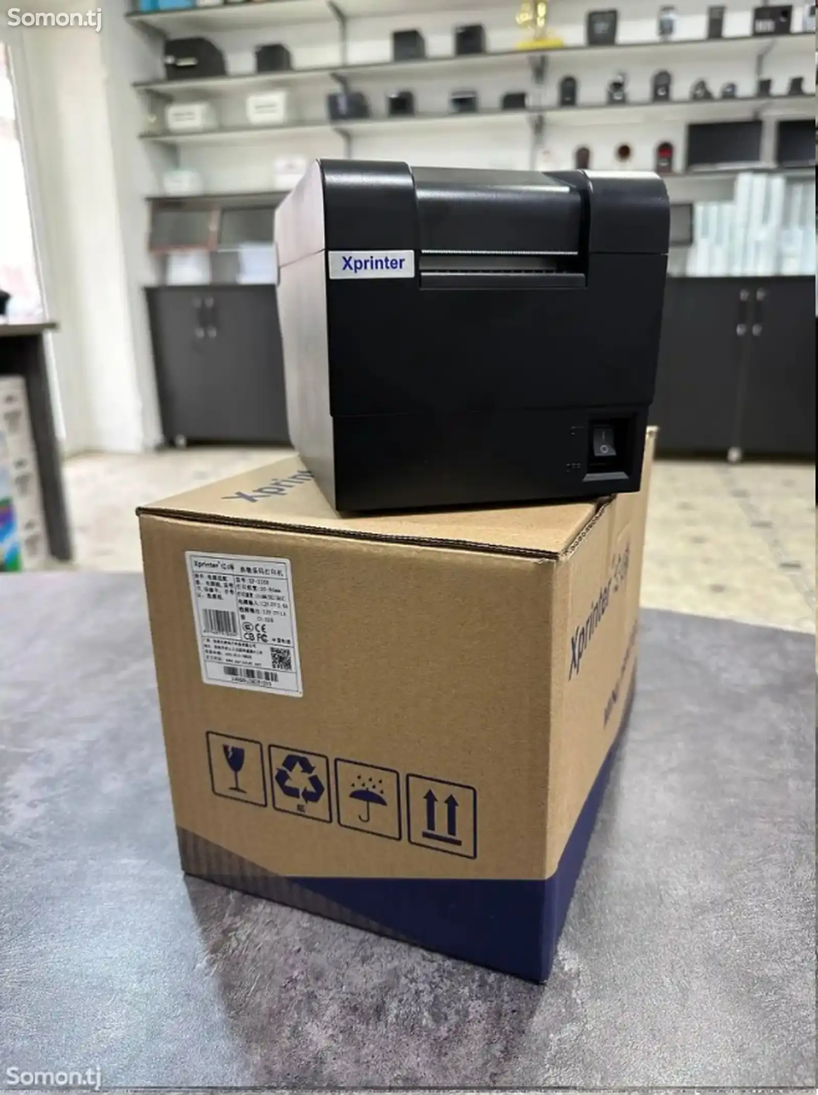 Принтер этикеток и штрих кодов XPrinter X235-B-1