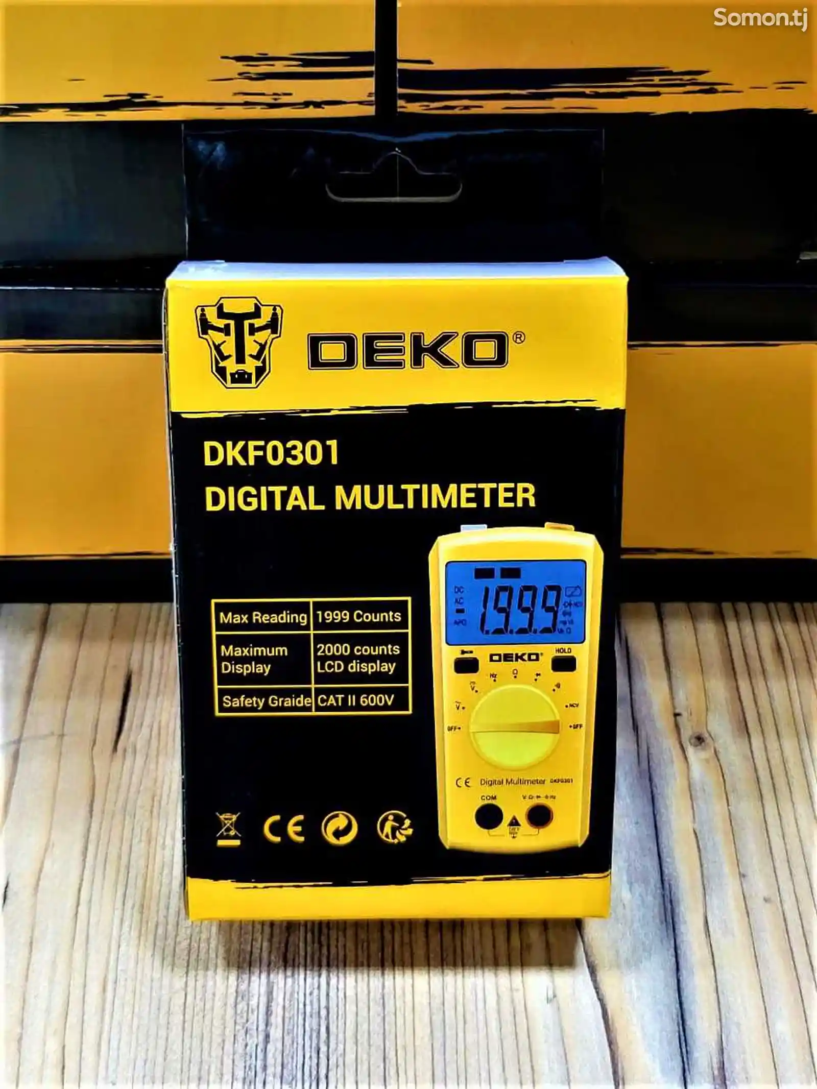 Цифровой мультиметр Cat II Deko DKF0301-1