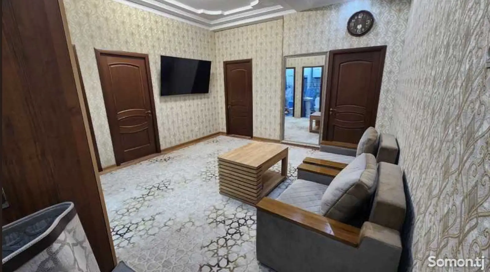 3-комн. квартира, 2 этаж, 130м², Исмоили Сомонӣ-1