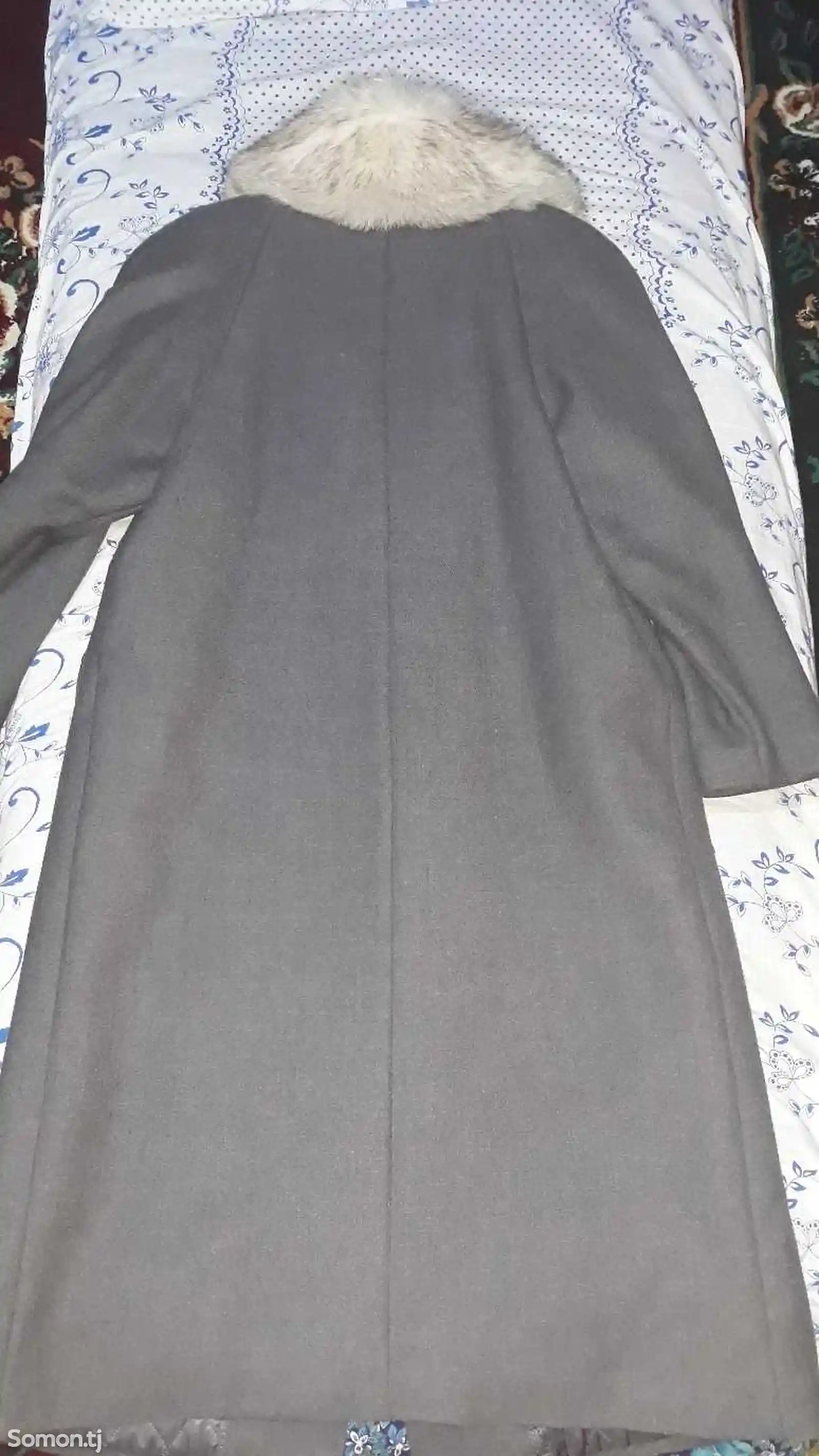 Пальто шерстяной с натуральным мехом Писец-10