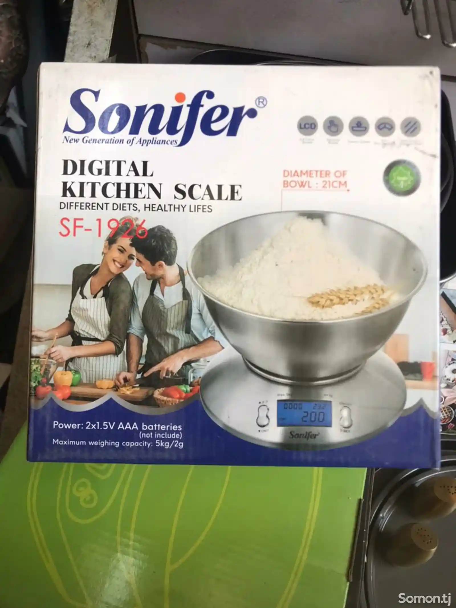 Электрические кухонные весы из нержавеющей стали Sonifer-3