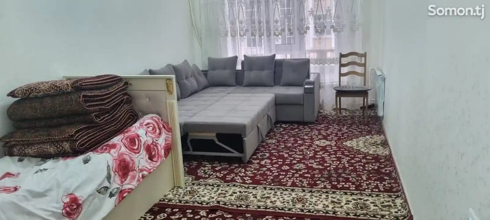 1-комн. квартира, 3 этаж, 45 м², Фирдавси-6