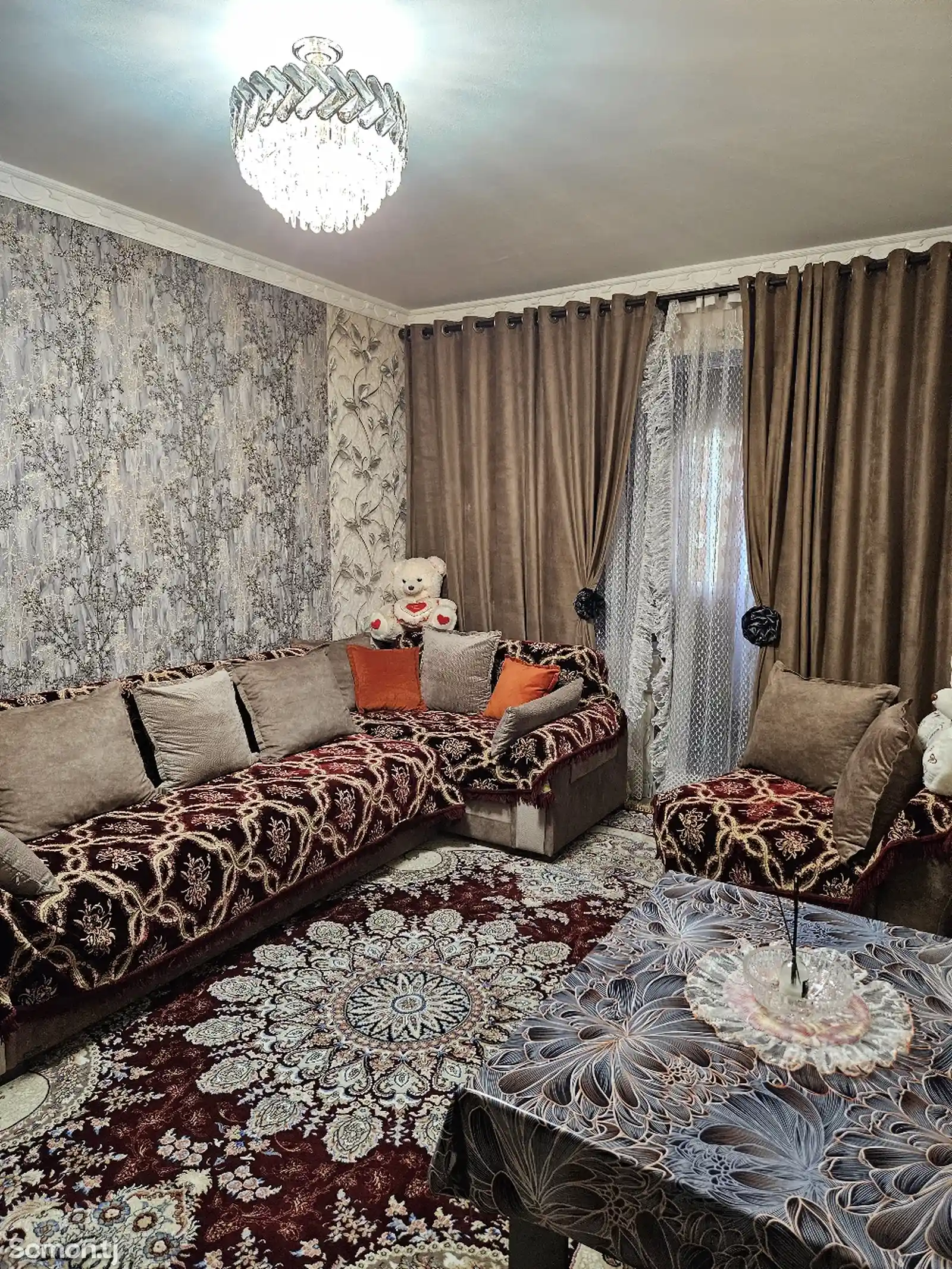 3-комн. квартира, 4 этаж, 58 м², Сино-13