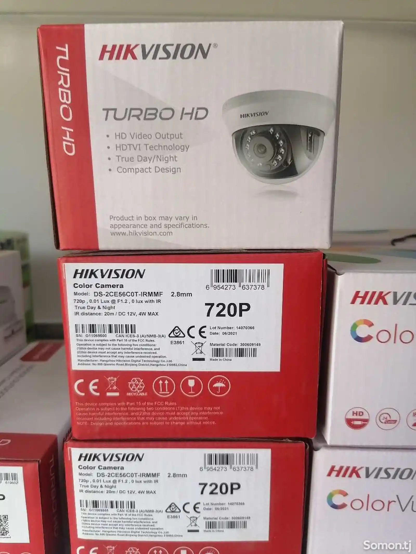 Камера видеонаблюдения hikvision 1mp-1