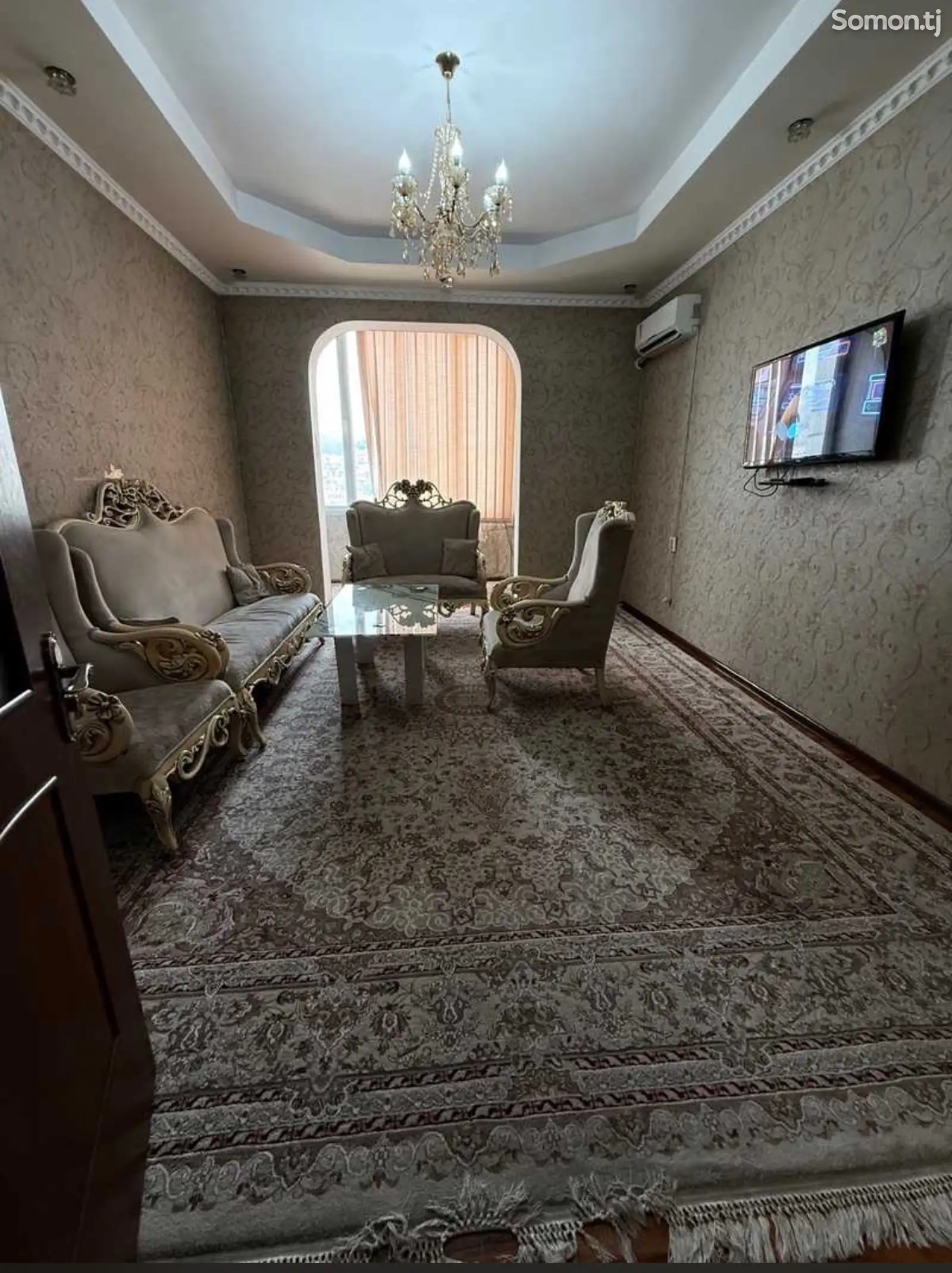 3-комн. квартира, 10 этаж, 104м², Сомони-1