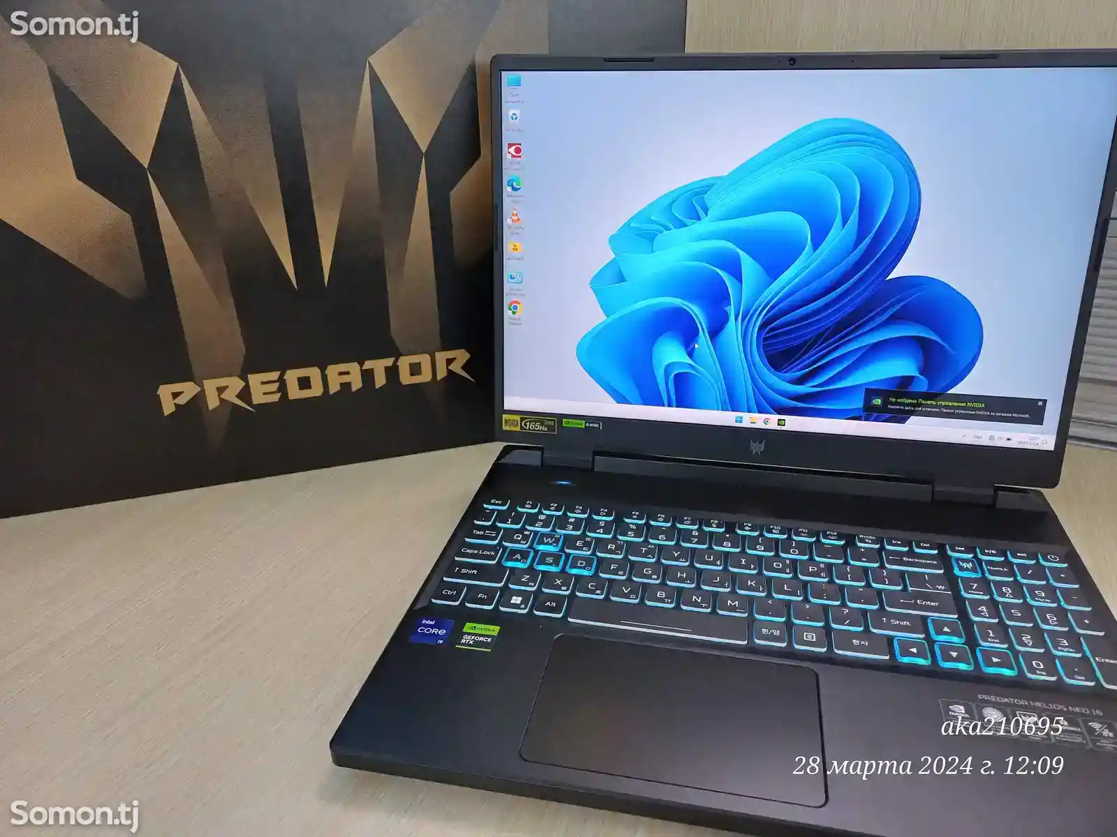 Игровой ноутбук Acer Predator Helios NEO 16 Core i9-13900HX 32GB / RTX-11