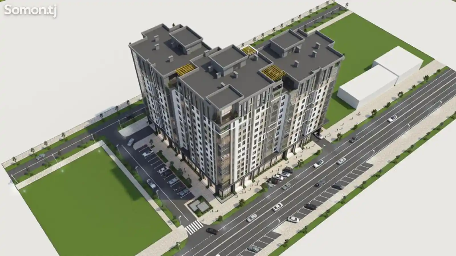 2-комн. квартира, 3 этаж, 72 м², Шохмансур-3