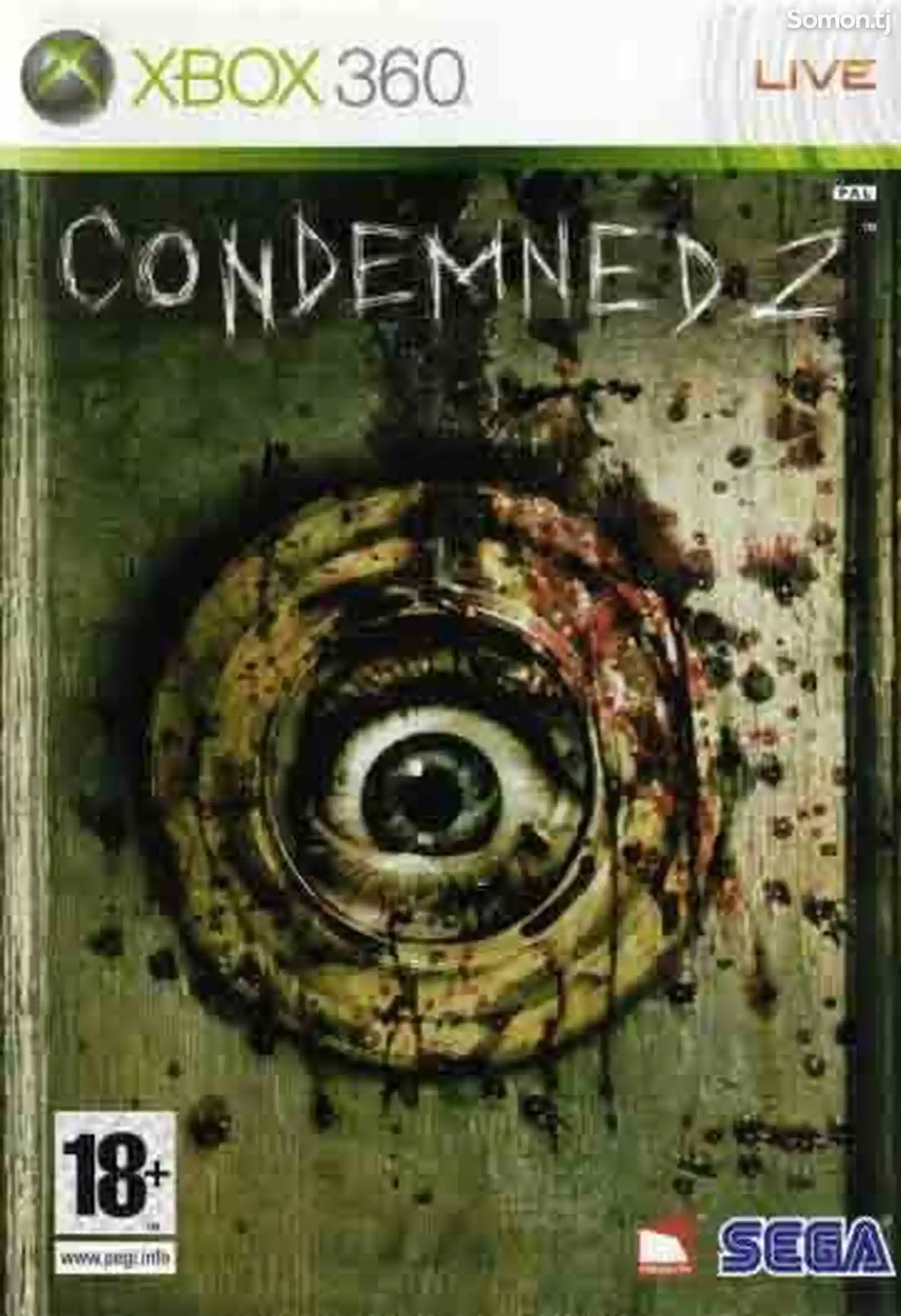 Игра Condemned 2 bloodshot для прошитых Xbox 360
