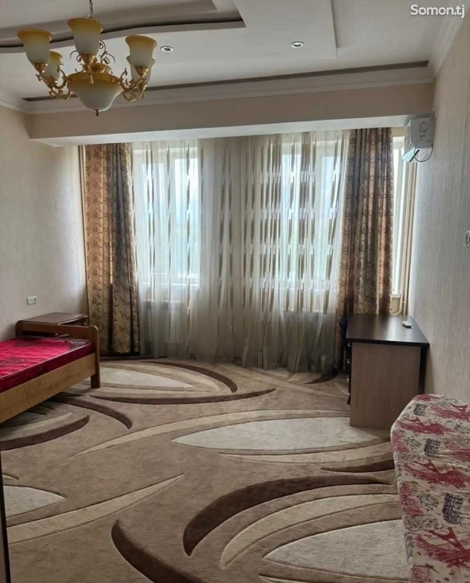 3-комн. квартира, 8 этаж, 100м², Сомони-2