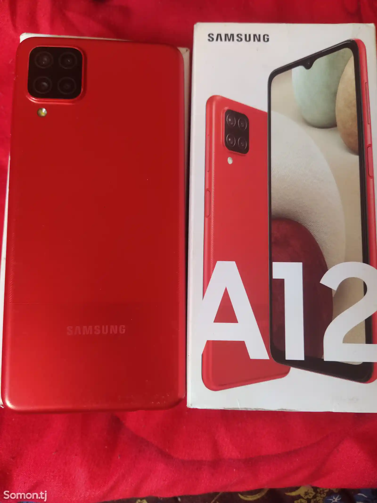 Samsung Galaxy A12 Red Duos