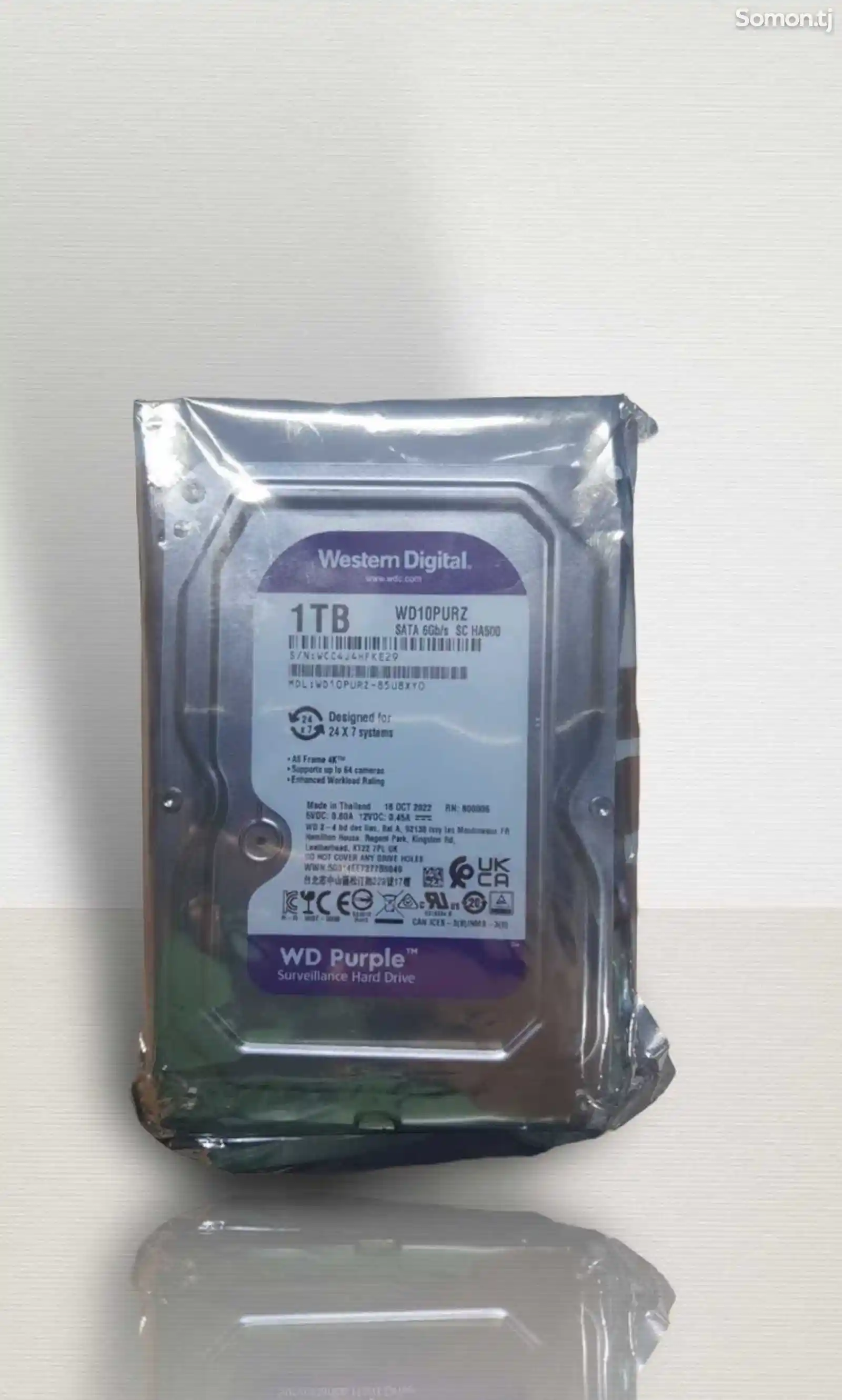Жёсткий диск 1TB WD Purple