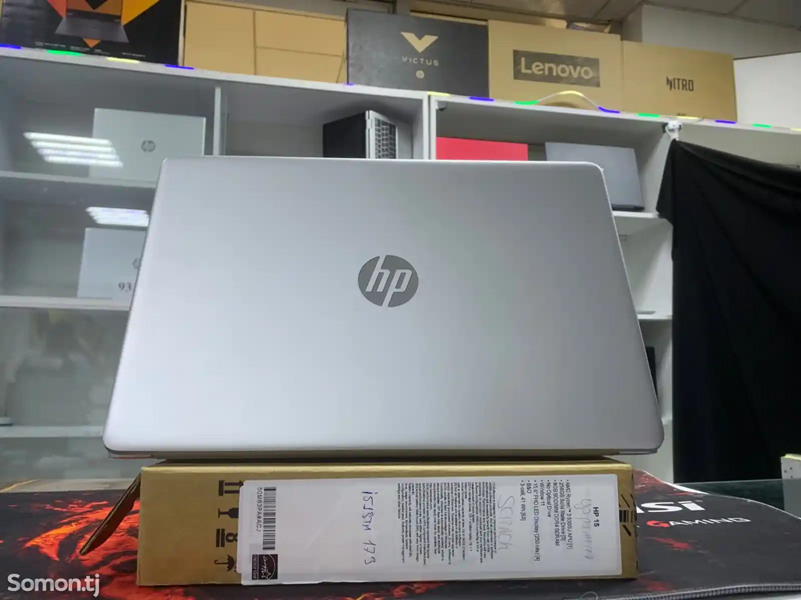 Игровой ноутбук hp RYZEN 3-5300 VS core i5 8TH RAM DDR4 8gb SSD m2 256-2