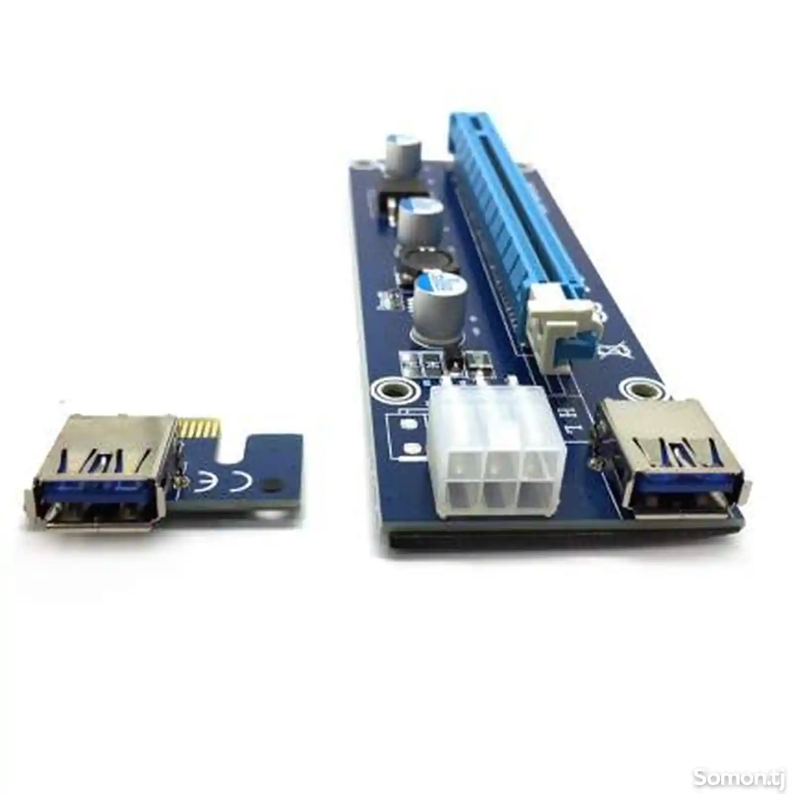 РайзерUSB3.0 PCI-E 1X 16X Riser USB 3.0-2