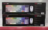 Проводная игровая клавиатура и мышка с RGB подсветкой Raiku T26-2