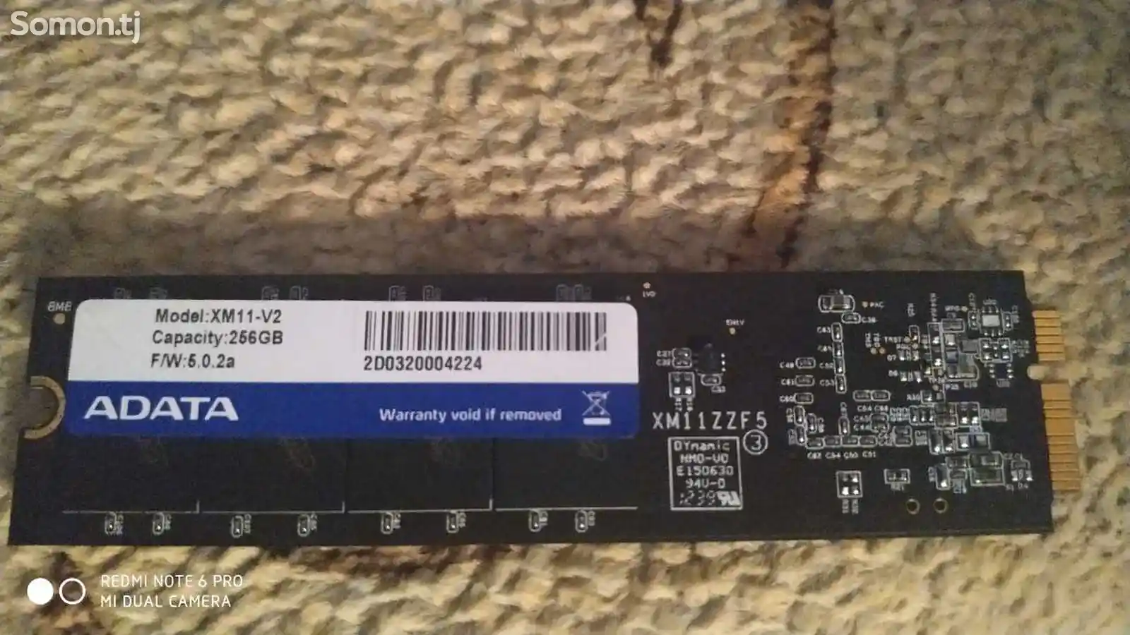 SSD накопитель Adata 256Gb для ноутбуков